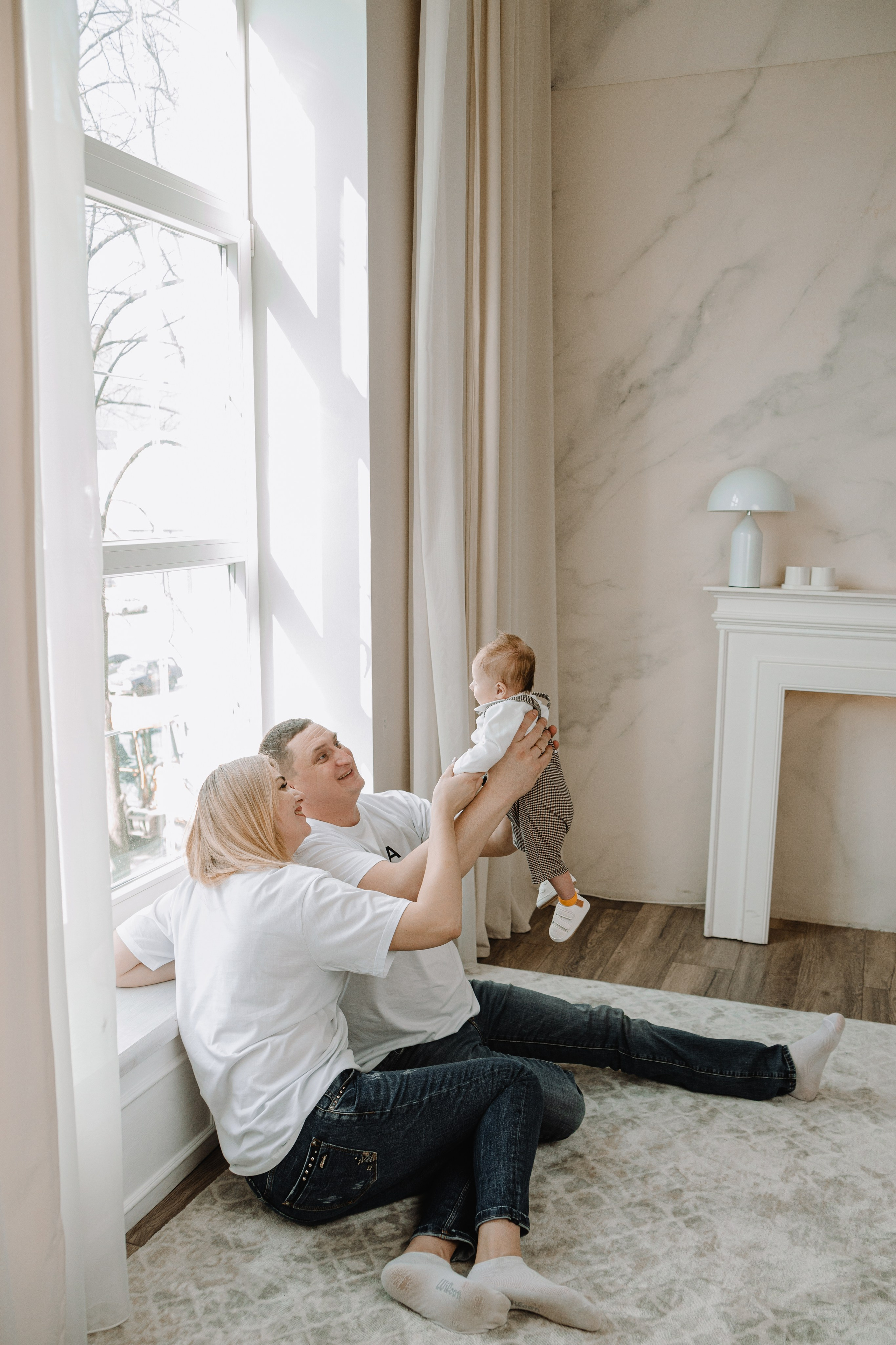 Юлия, Алексей и маленький Максим. Фотограф Воронеж Варвара