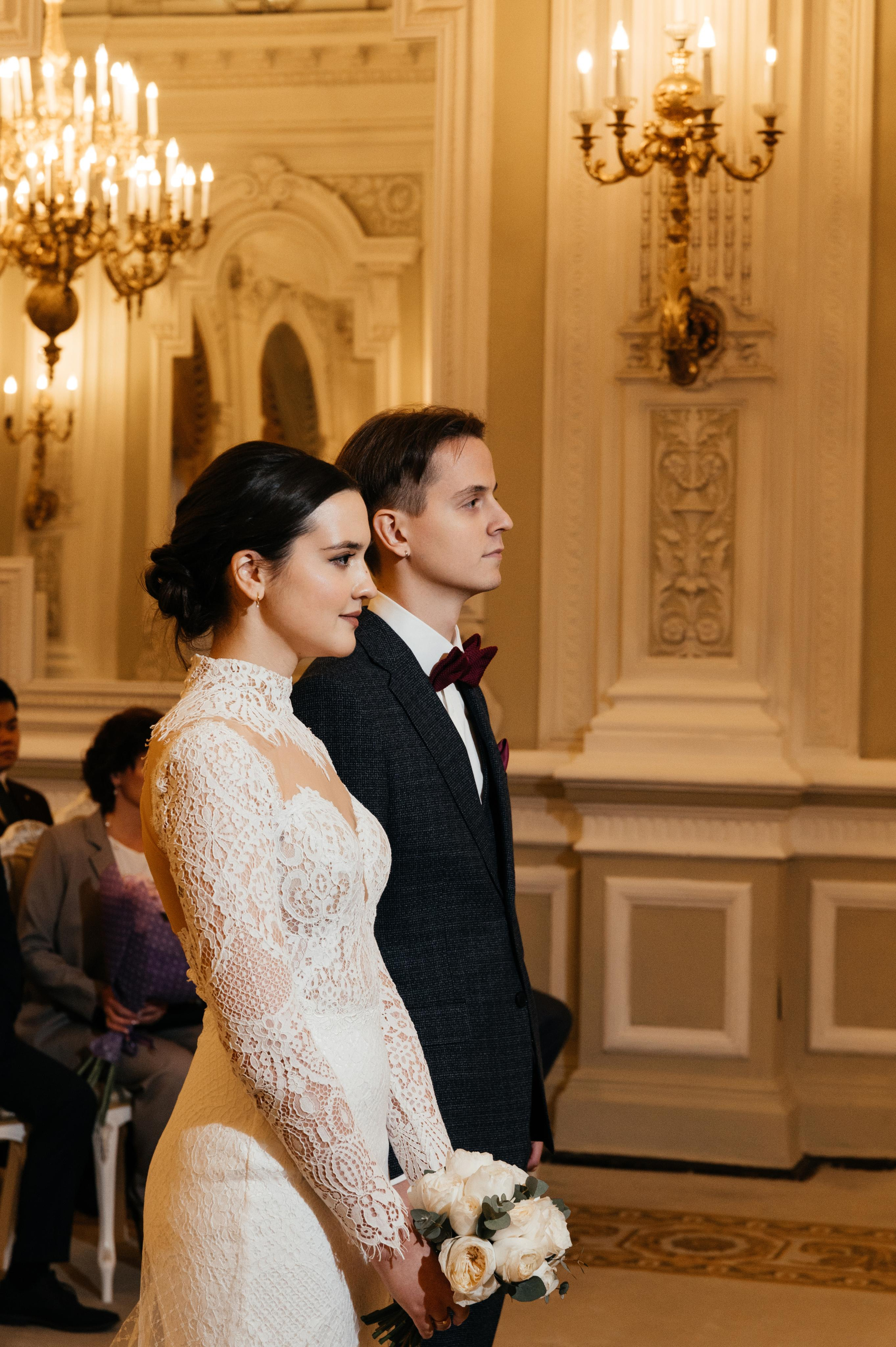 Снежный Питер, свадьба Даниила и Екатерины. Свадебные, портретные и семейные фотографы в Петербурге