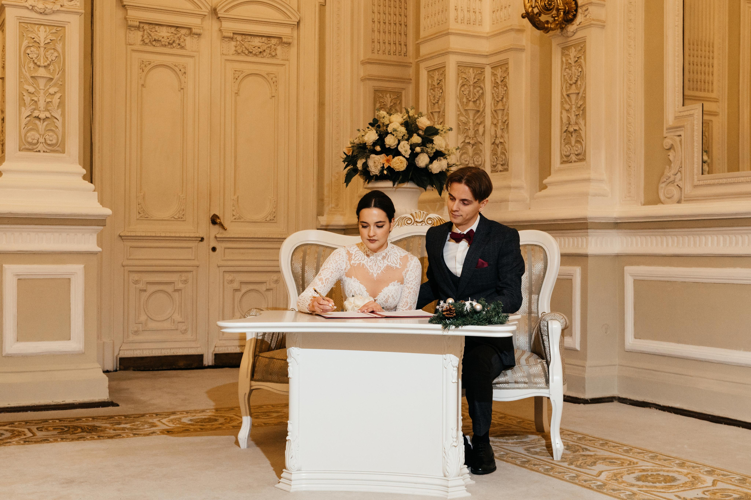 Снежный Питер, свадьба Даниила и Екатерины. Свадебные, портретные и семейные фотографы в Петербурге