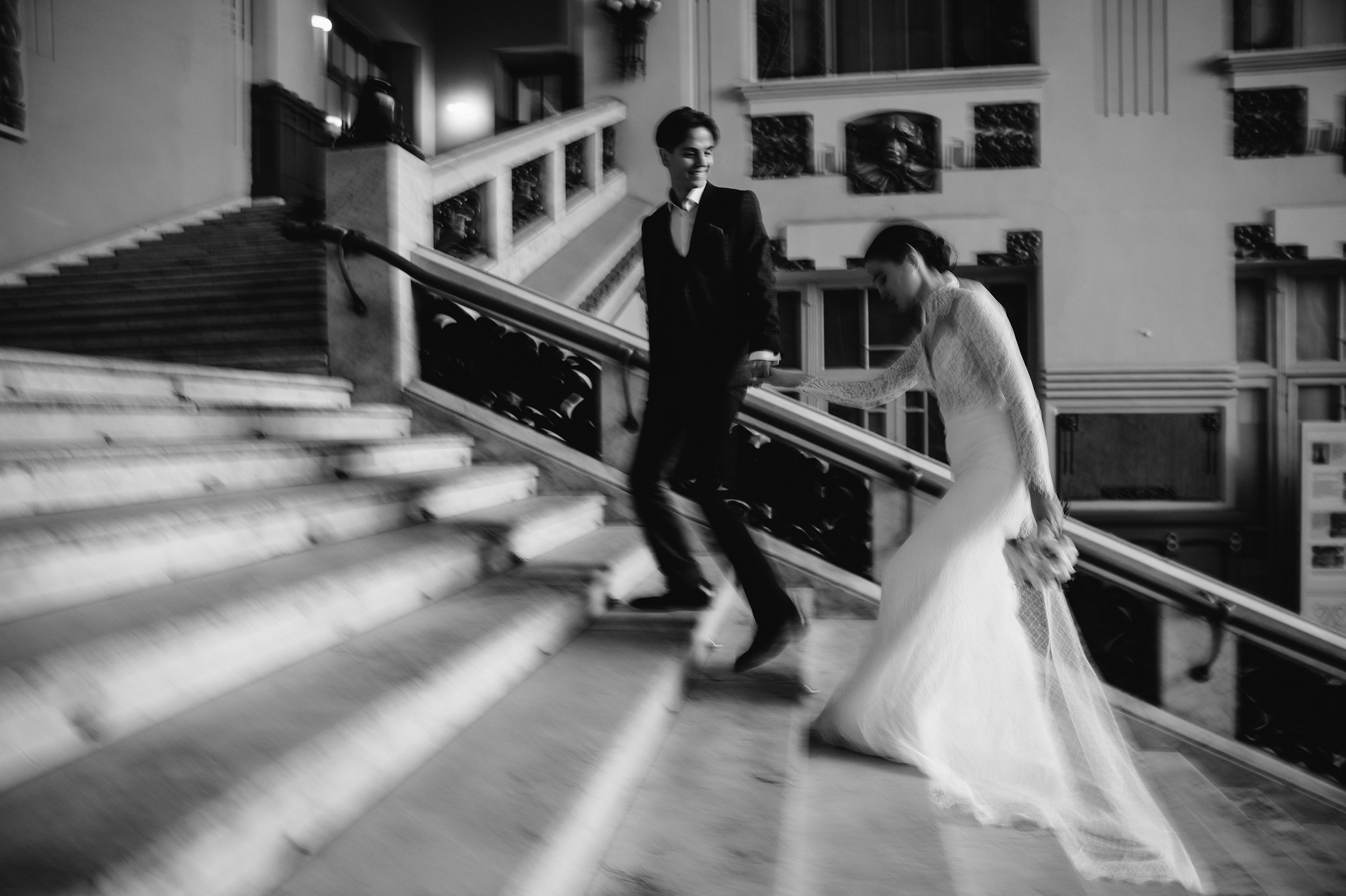 Снежный Питер, свадьба Даниила и Екатерины. Свадебные, портретные и семейные фотографы в Петербурге