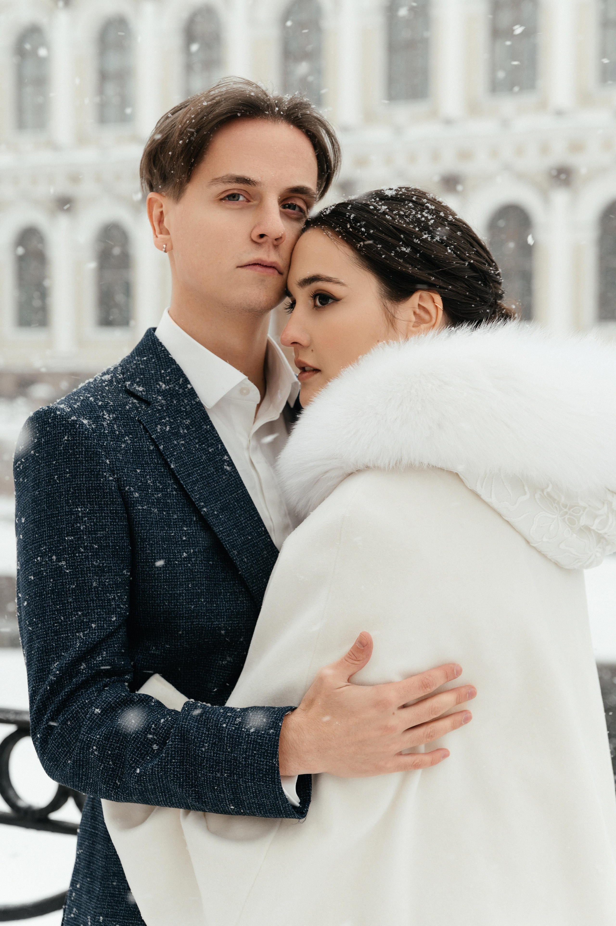 Снежный Питер, свадьба Даниила и Екатерины. Свадебные, портретные и семейные фотографы в Петербурге