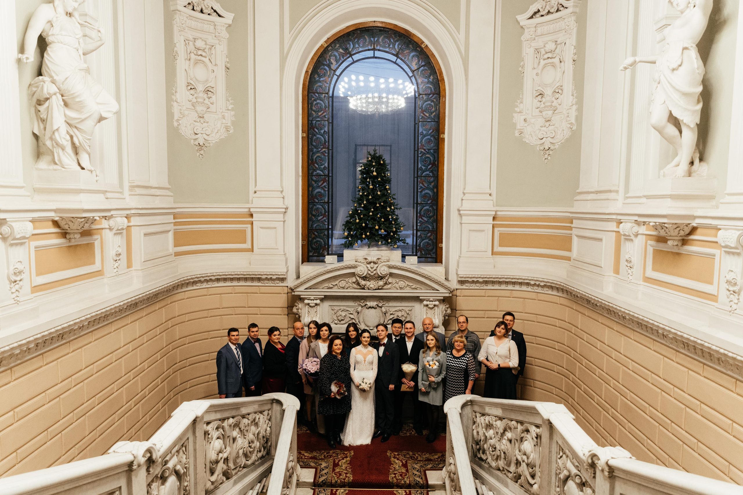 Снежный Питер, свадьба Даниила и Екатерины. Свадебные, портретные и семейные фотографы в Петербурге