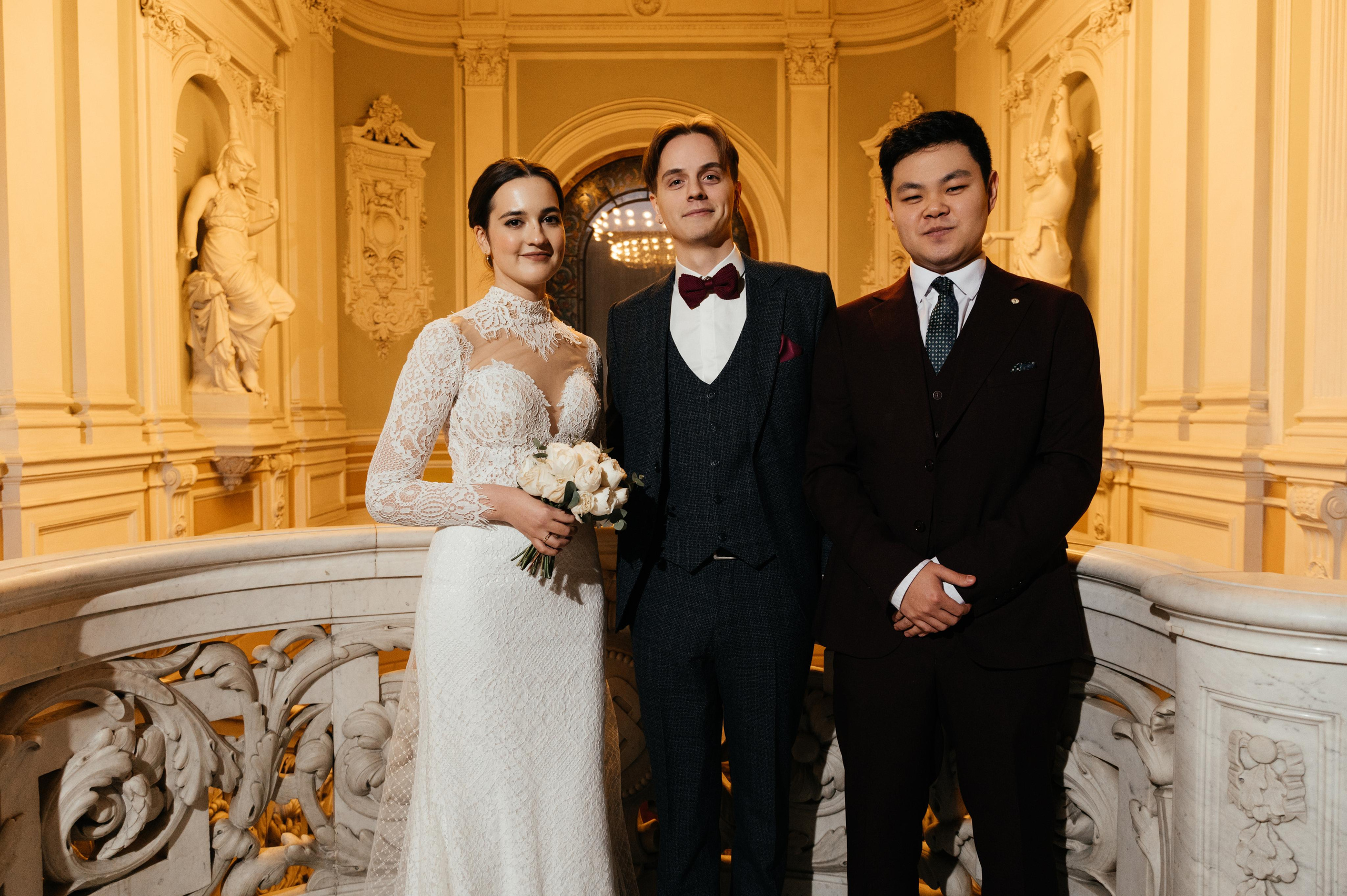 Снежный Питер, свадьба Даниила и Екатерины. Свадебные, портретные и семейные фотографы в Петербурге