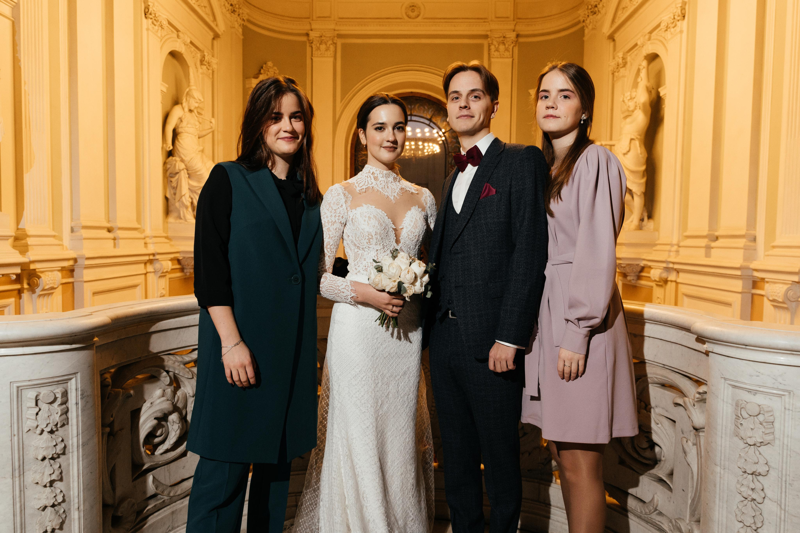 Снежный Питер, свадьба Даниила и Екатерины. Свадебные, портретные и семейные фотографы в Петербурге