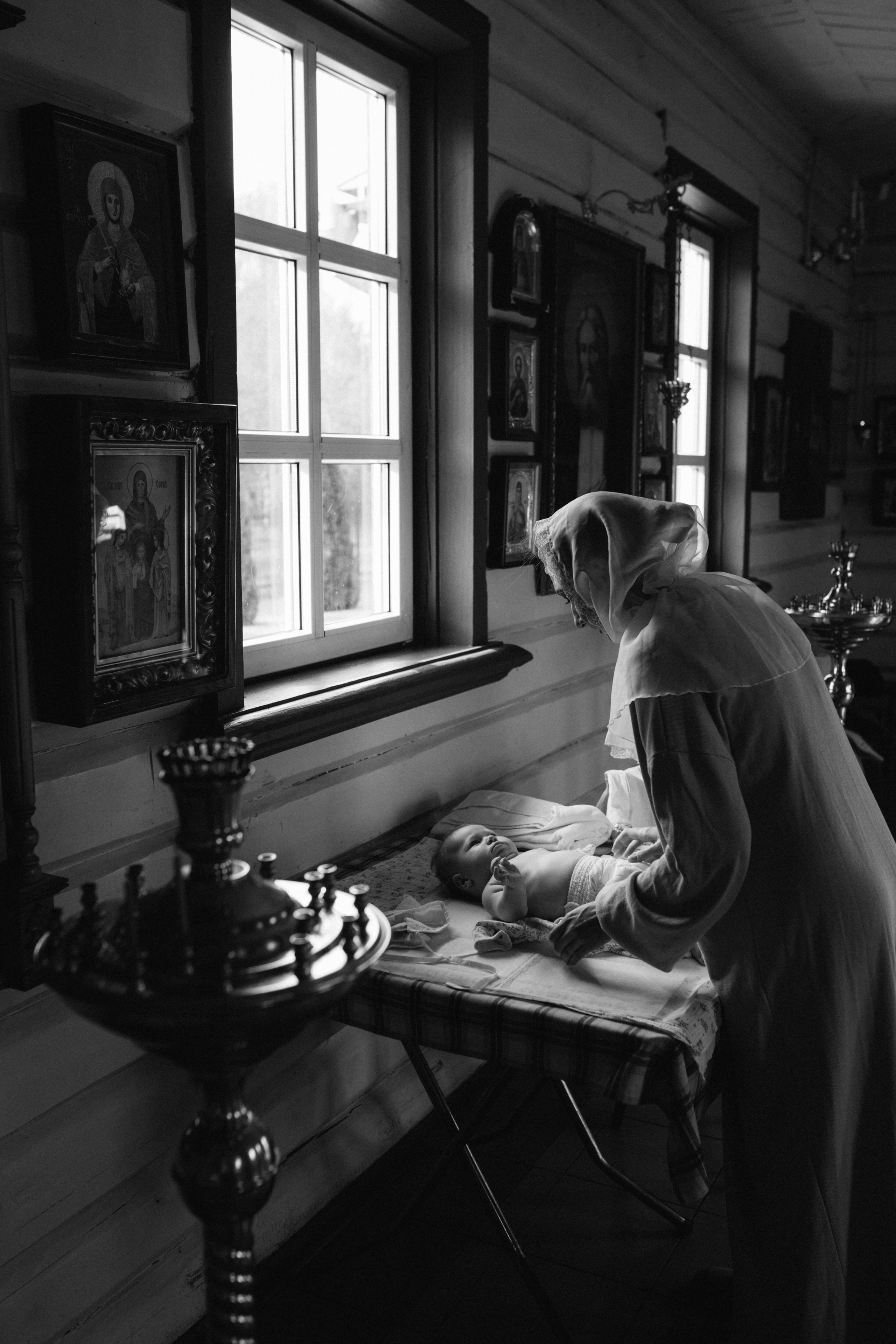 Крещение. Фотограф Катя Трусова