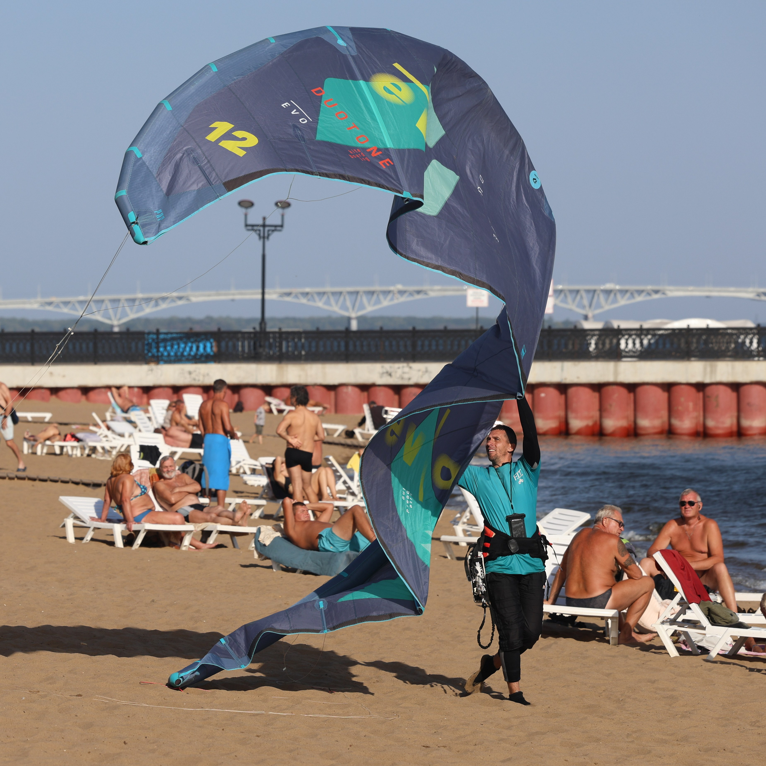 Кайт-Серфинг на Волге. Фотограф Дмитрий Алексеев