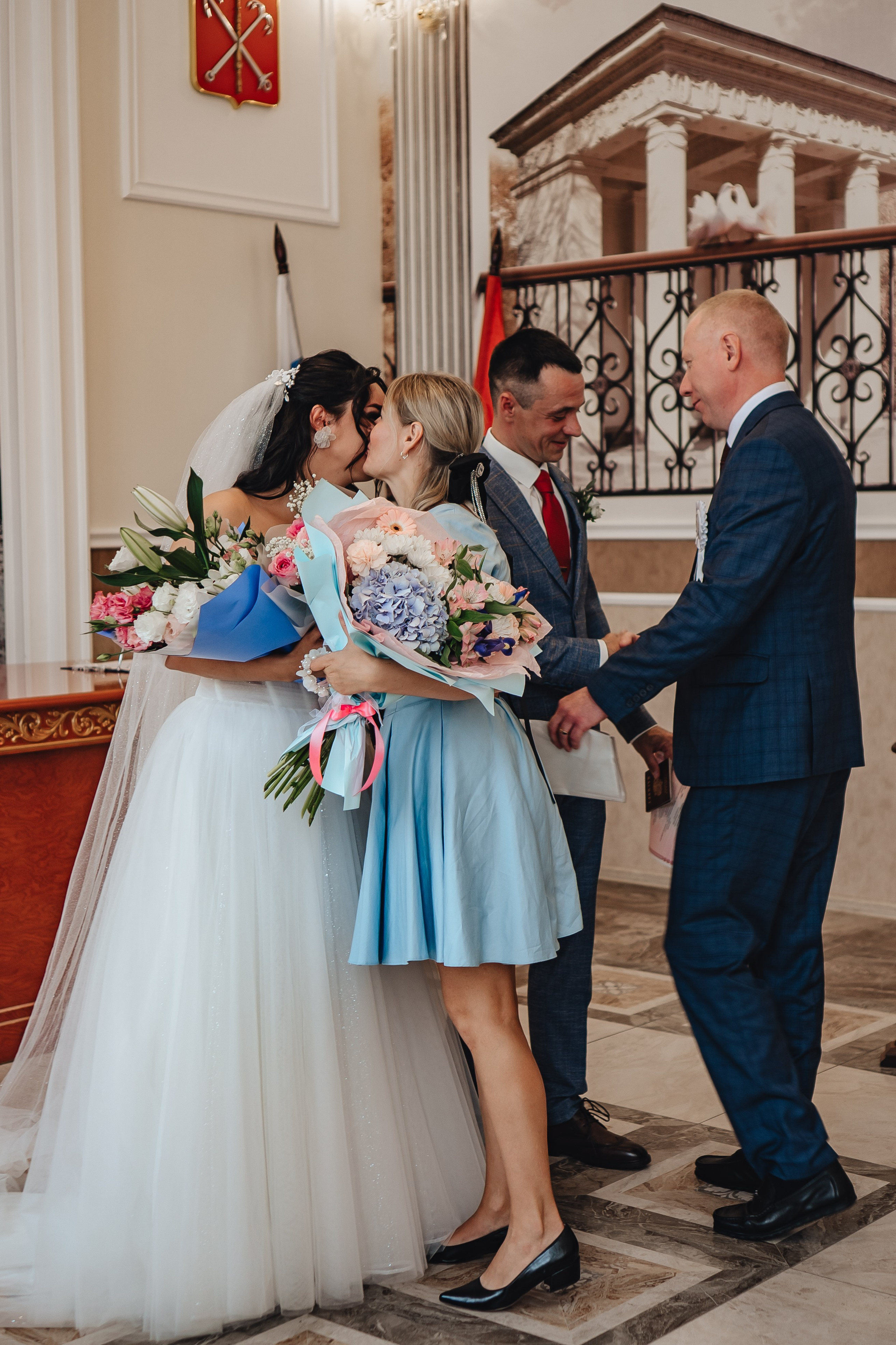 СВАДЕБНАЯ СЬЕМКА В ЗАГСЕ НА МОСКОВСКОМ ПРОСПЕКТЕ. Профессиональный фотограф, Санкт-Петербург — Виктория Богомолова