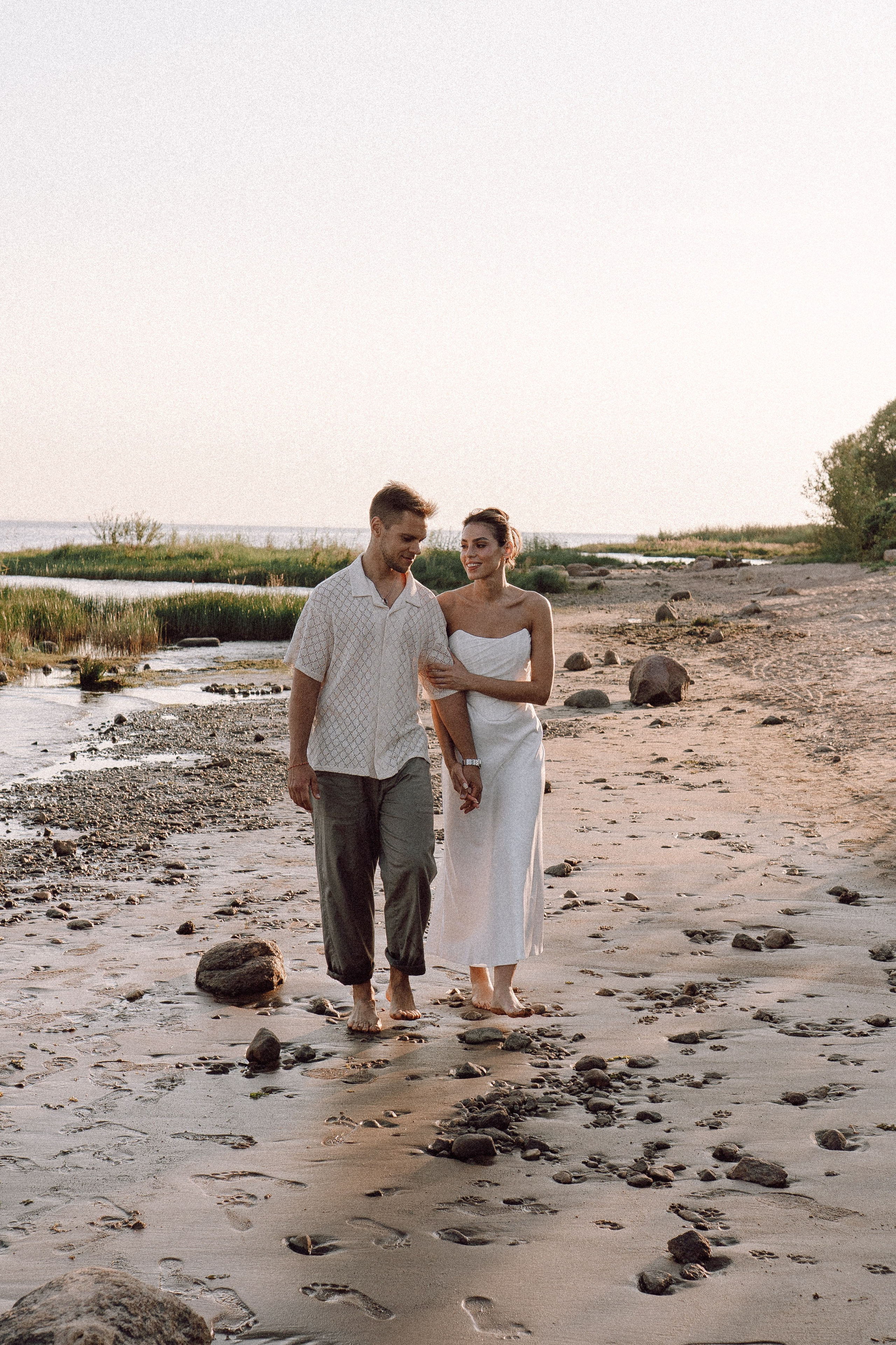 СВАДЕБНАЯ ФОТОСЕССИЯ ВЫЕЗДНОЙ ЦЕРЕМОНИИ (ФИНСКИЙ ЗАЛИВ). Профессиональный фотограф, Санкт-Петербург — Виктория Богомолова