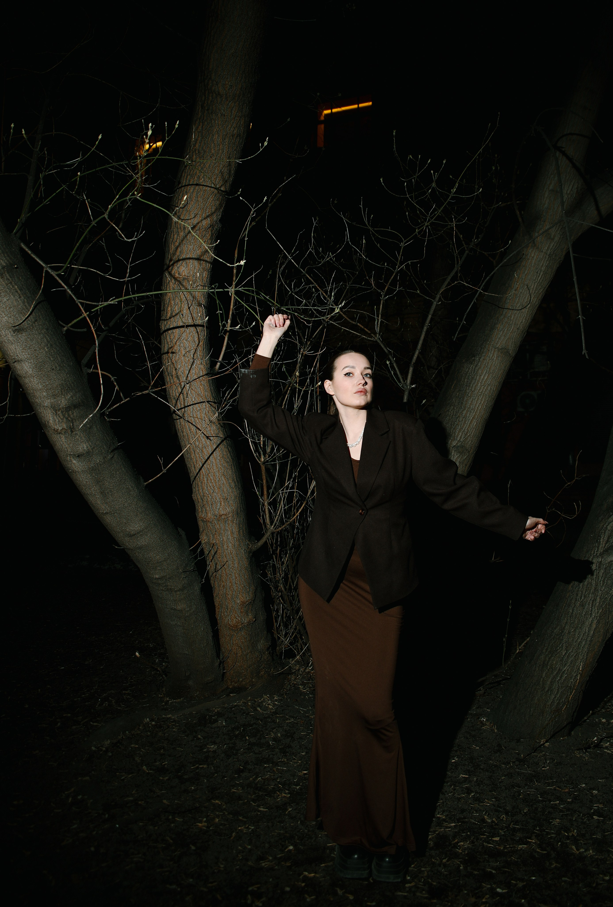 Ночная прогулки. Индивидуальный фотограф Новосибирск Настя