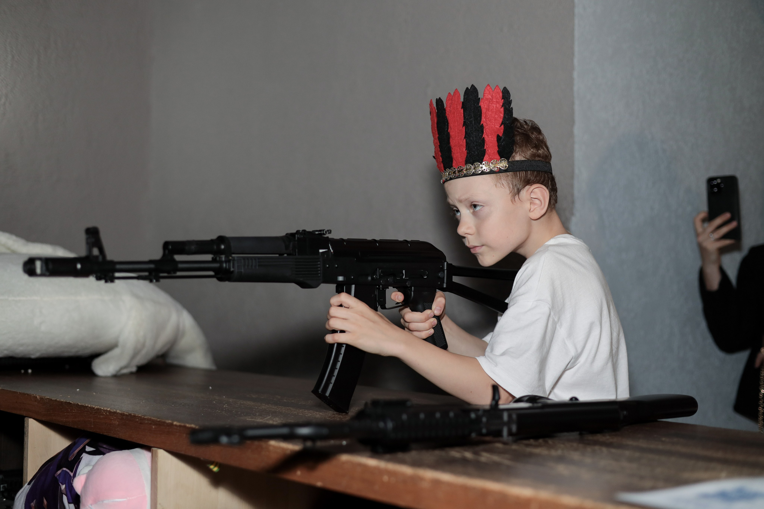 День рождение в стрелковом клубе. Фотограф Надршина Лилия