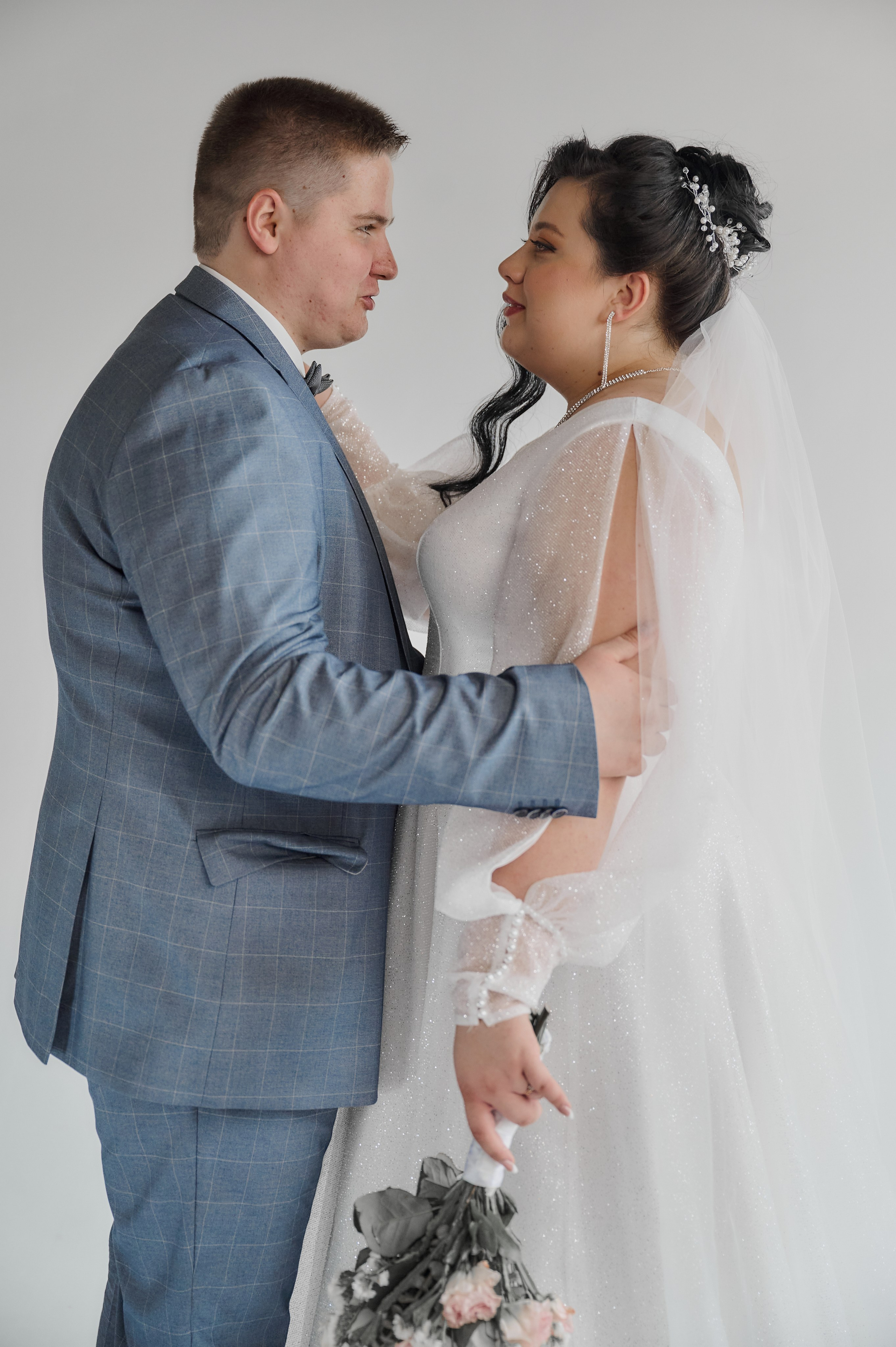 Свадебная фотосессия в студии. Свадебный фотограф в Туле Никита Беляев