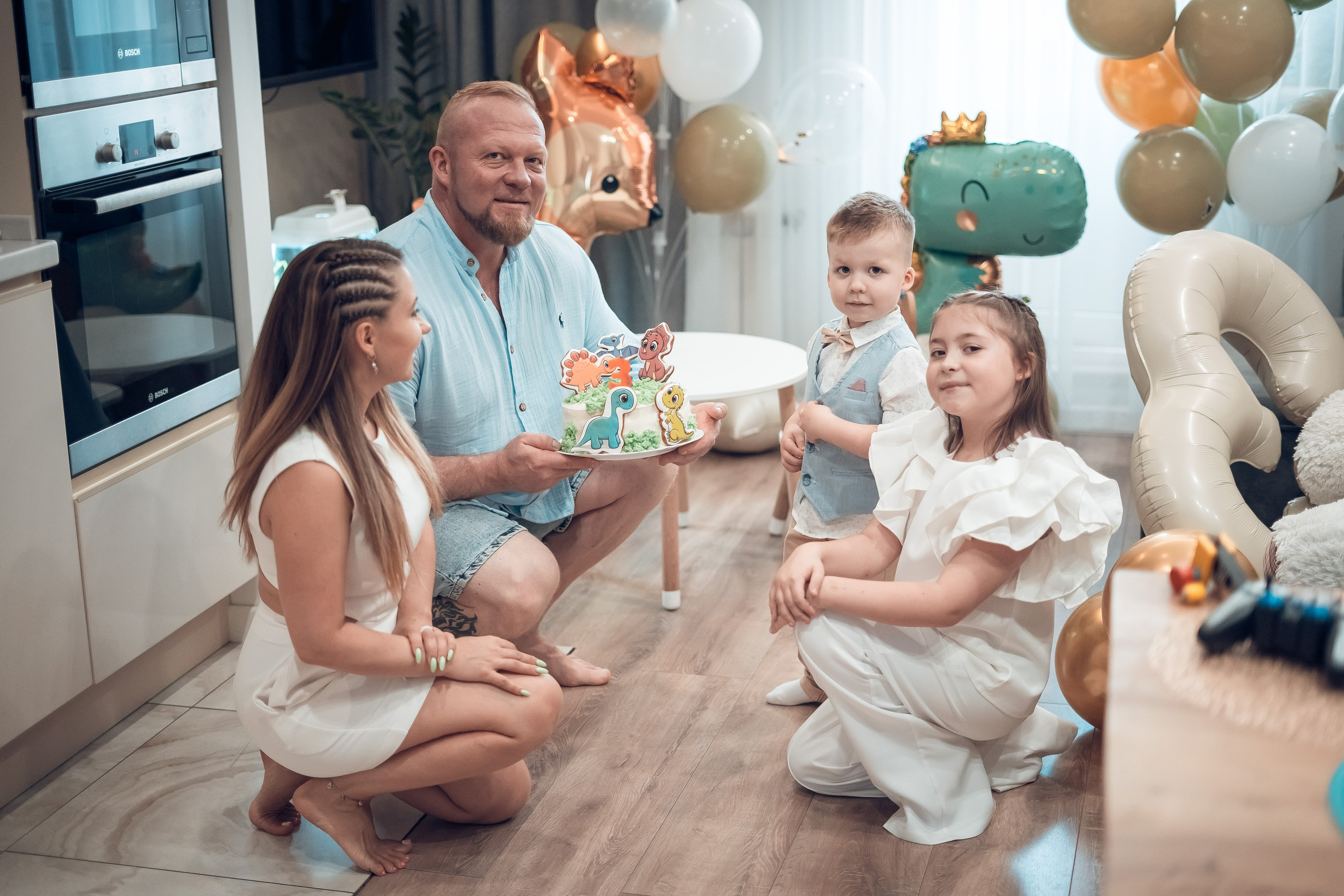 Дэвиду 3 годика