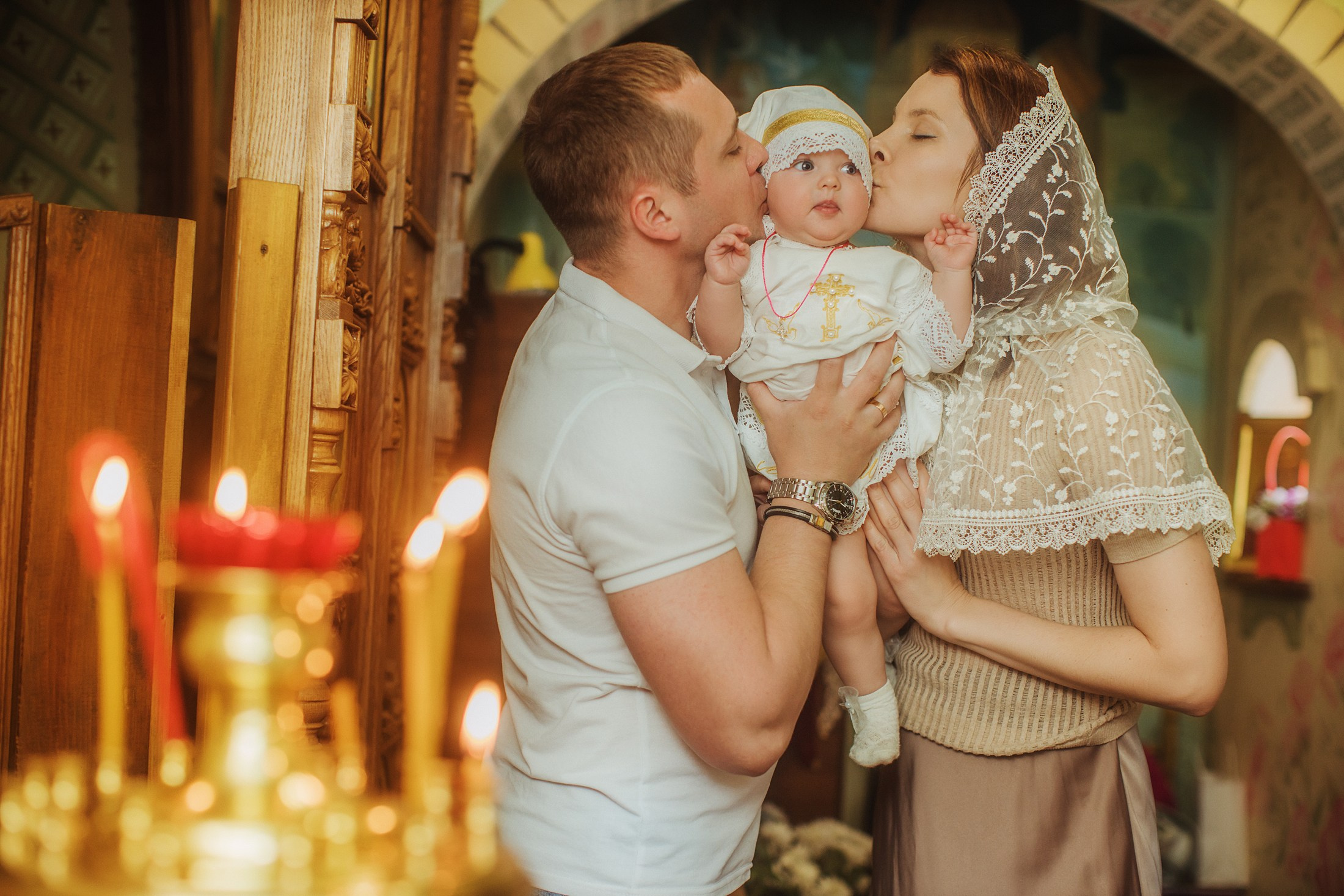 Храм Преподобного-Сергия-Радонежского. Крещение Мелании. Фотографы в городе Волгограде — Людмила Агеева и Алексей Околелов