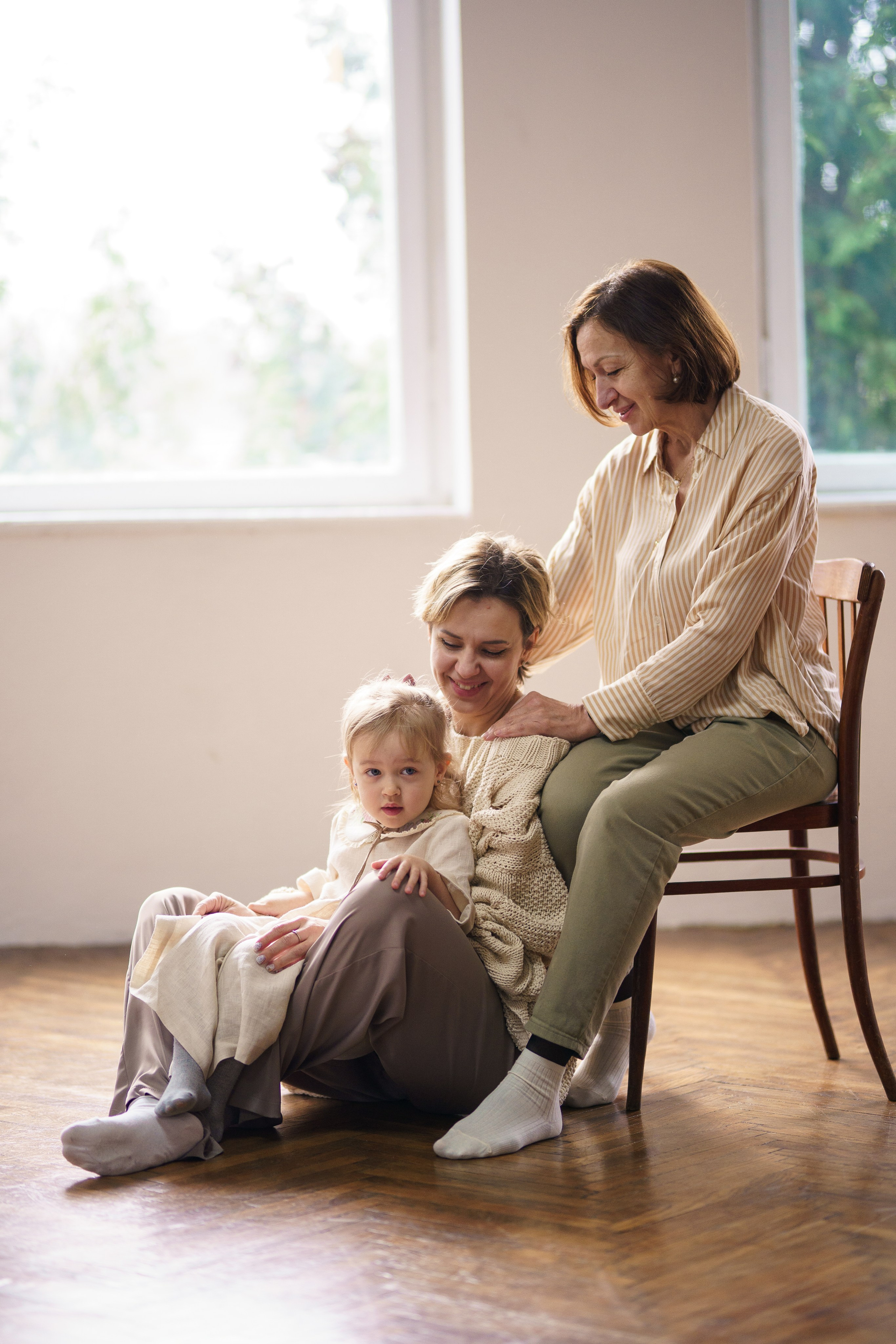 Три поколения. Искренний фотограф