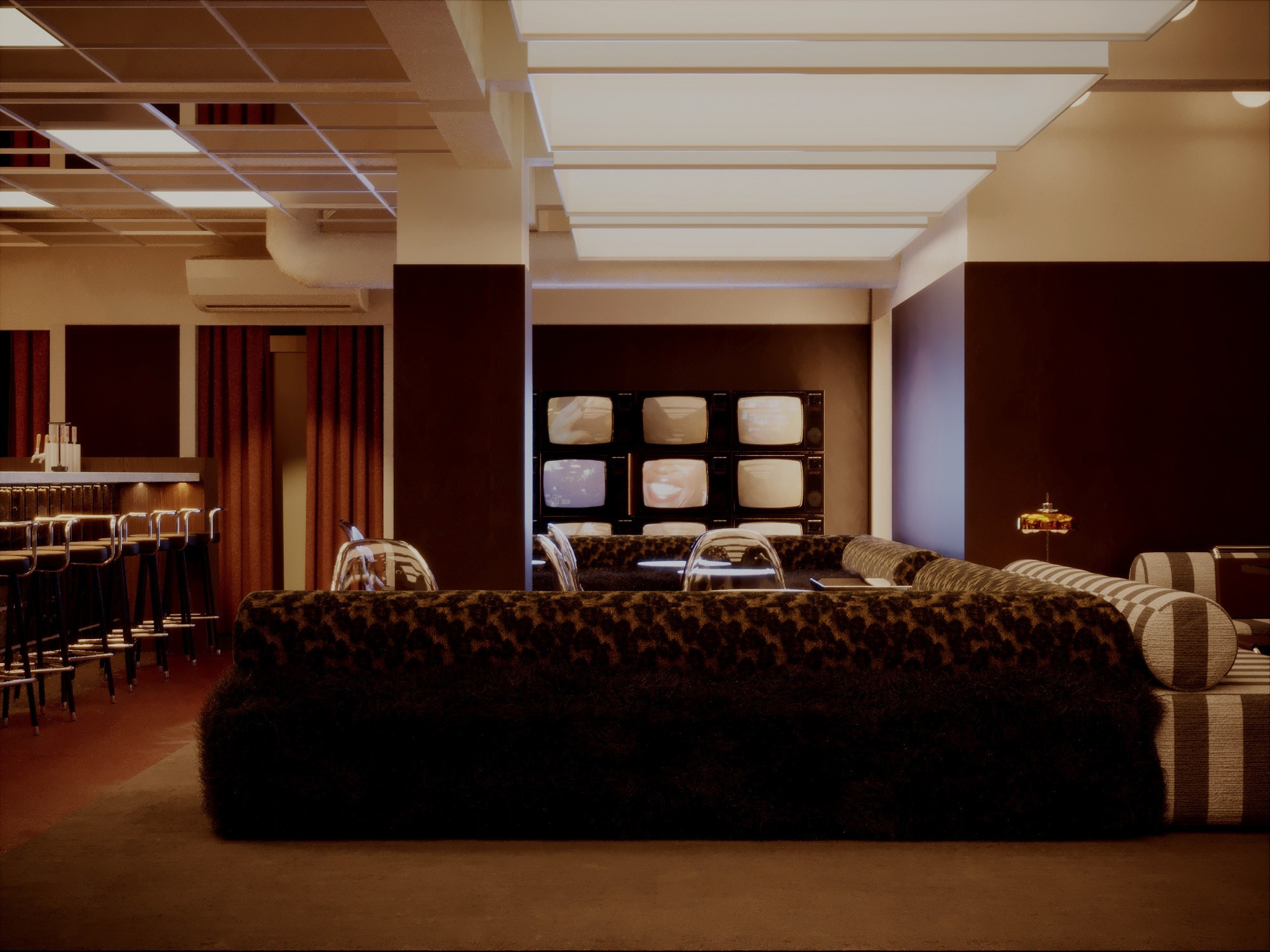 Бар, г. Красноярск. Дизайн интерьера от Дмитрия Баландина