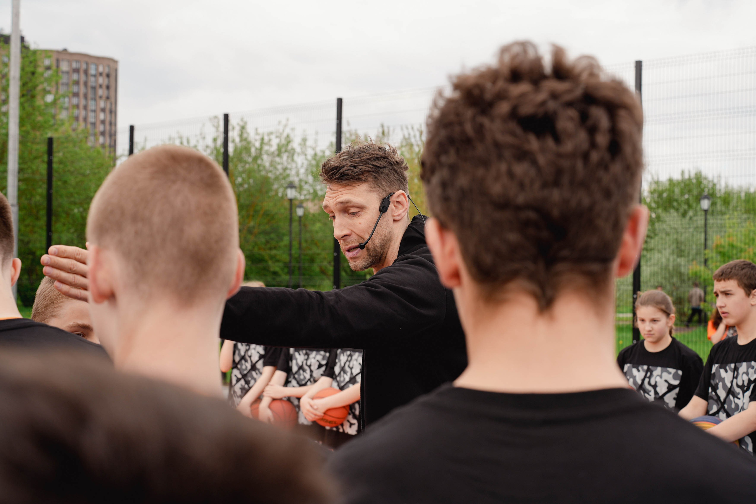 Открытие Центра уличного баскетбола. Спортивный и репортажный фотограф в Иваново Сергей Силкин
