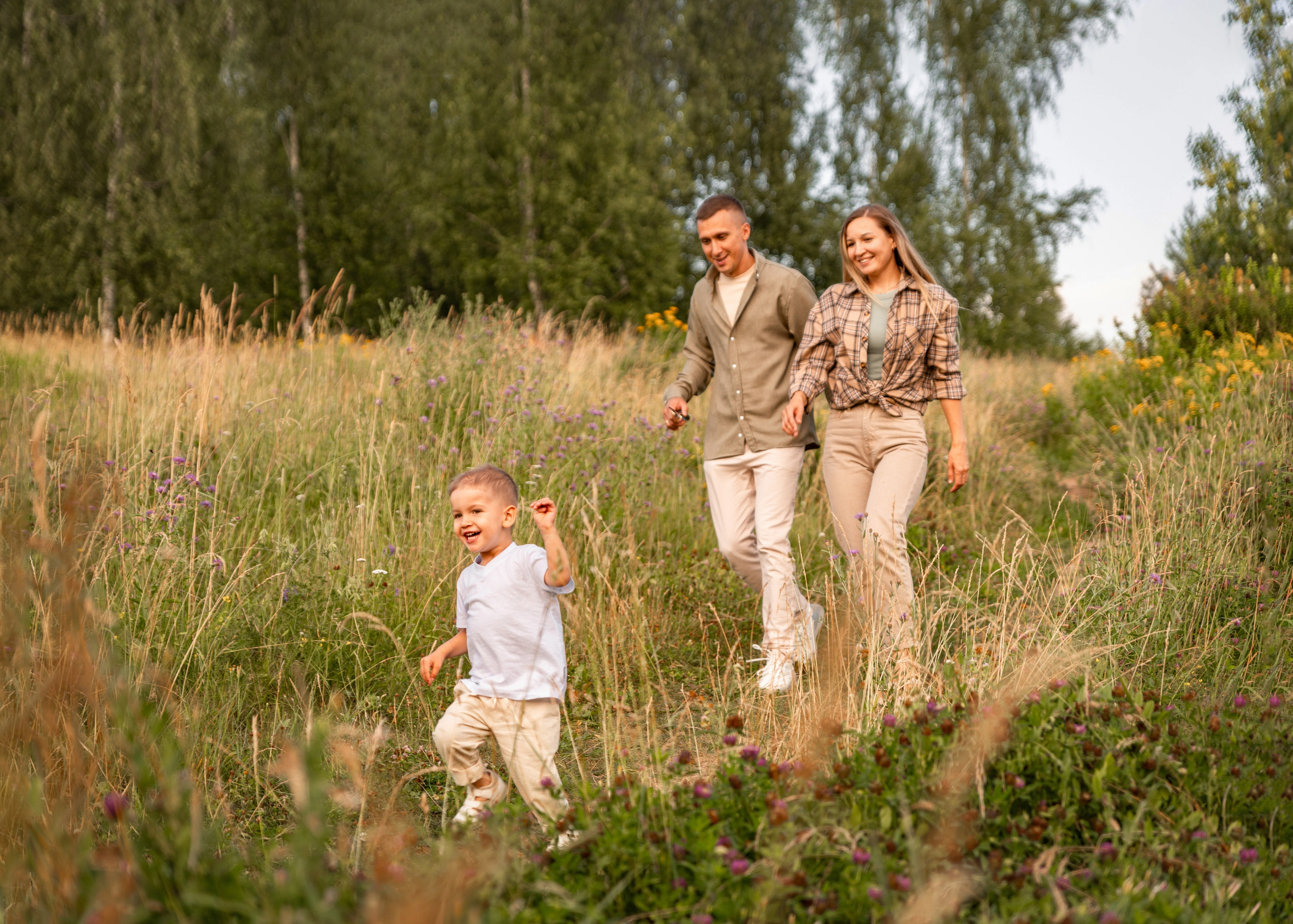 Анна, Денис, Егор. Семейный фотограф В Москве Александра Дейкун