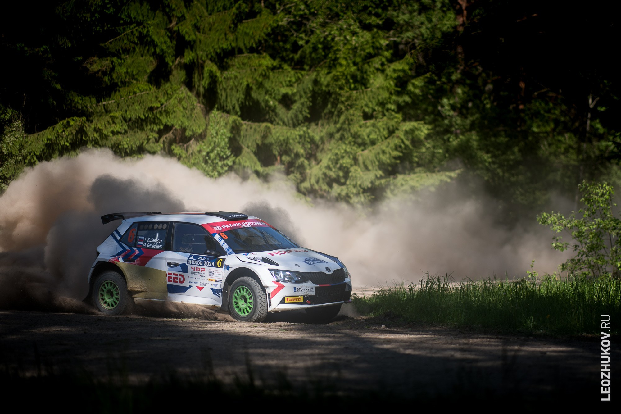 Rally Pskov 2024. Sports photographer Leonid Zhukov