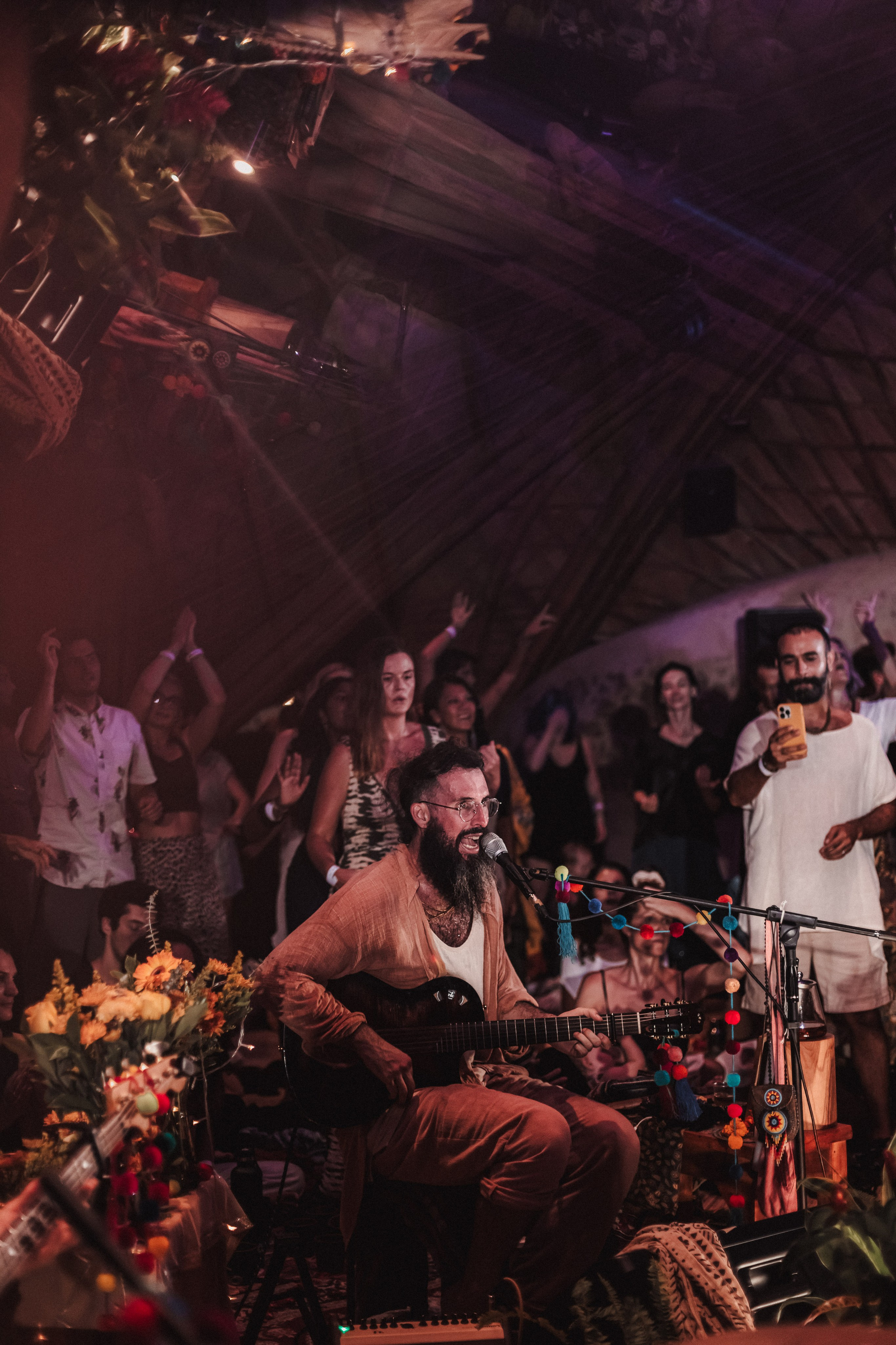 Hanuman Project kirtan at Alchemy march. Mariam Bagdasaryan