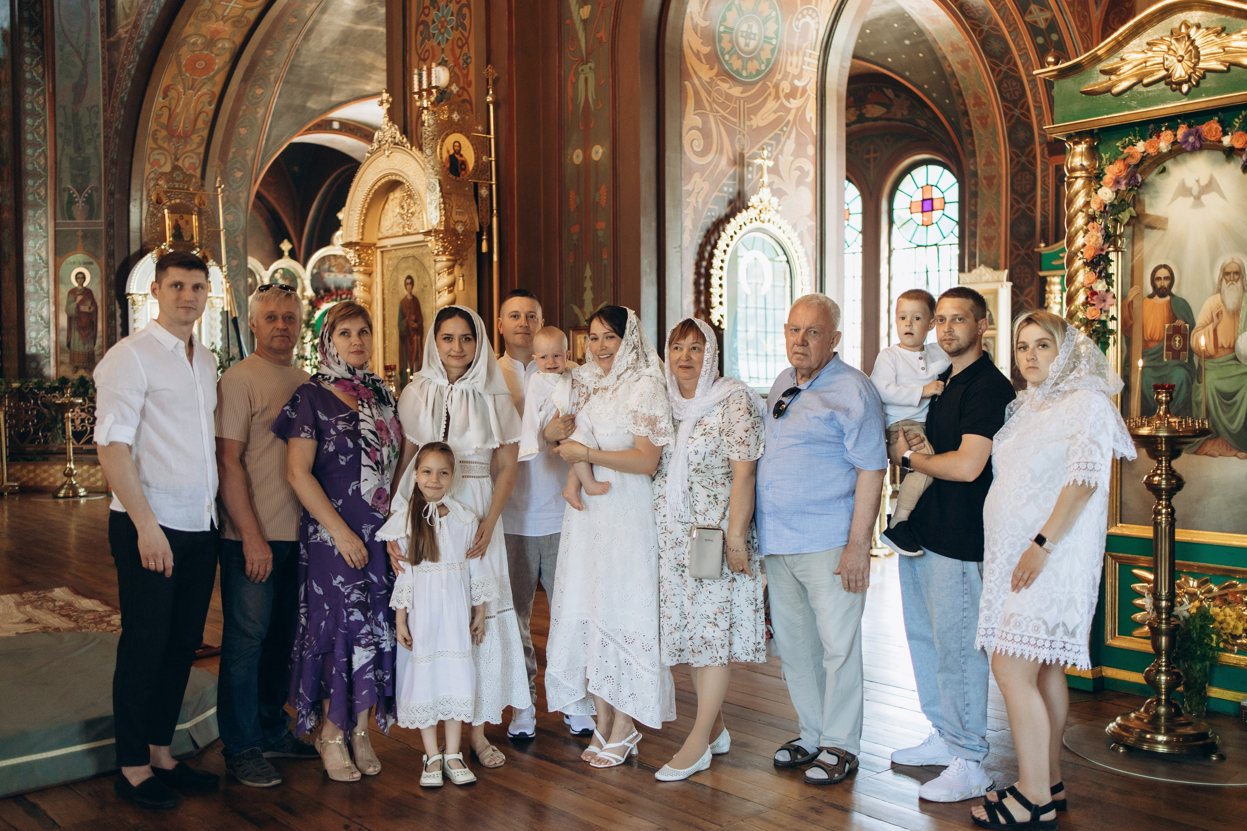 Двойное крещение Анны и Саши. Самый теплый фотограф в Краснодаре Рябоконь Ксения