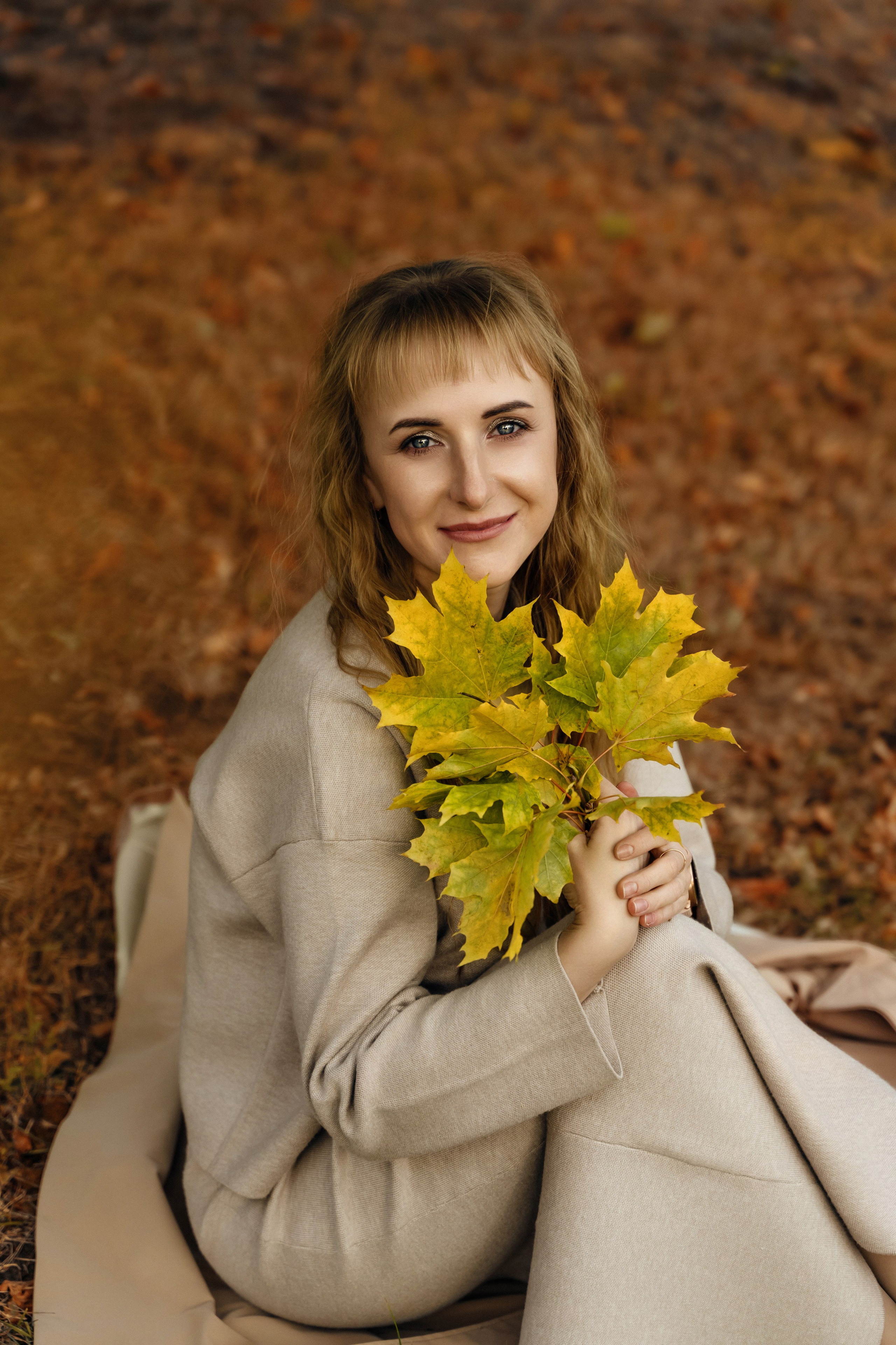 Осенняя фотосессия в стиле Love Story. Семейный фотограф в Белгороде Амелина Алина