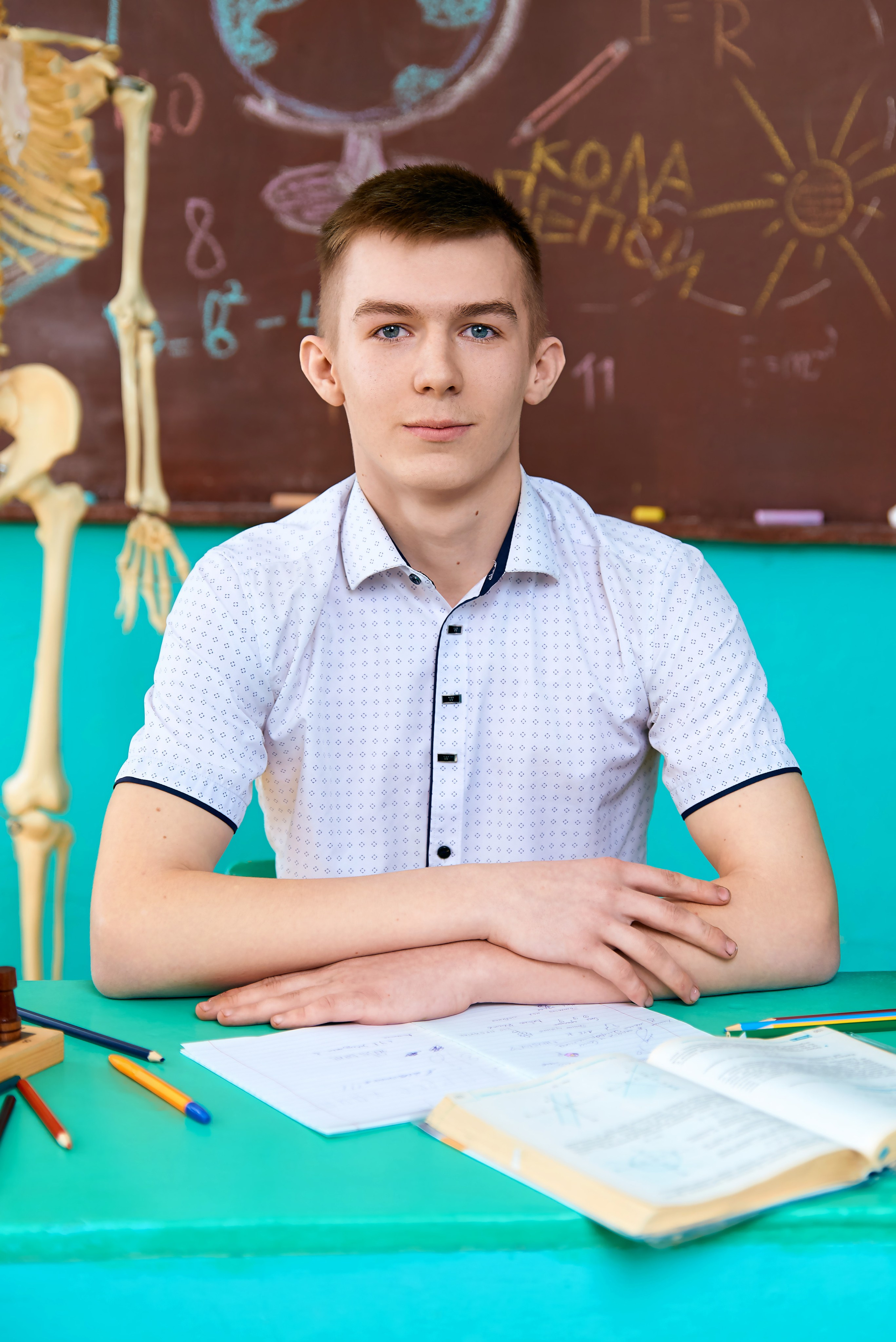 9А класс Хотынецкая СОШ выпуск 2024. Фотограф в Орле Павел Черкасов