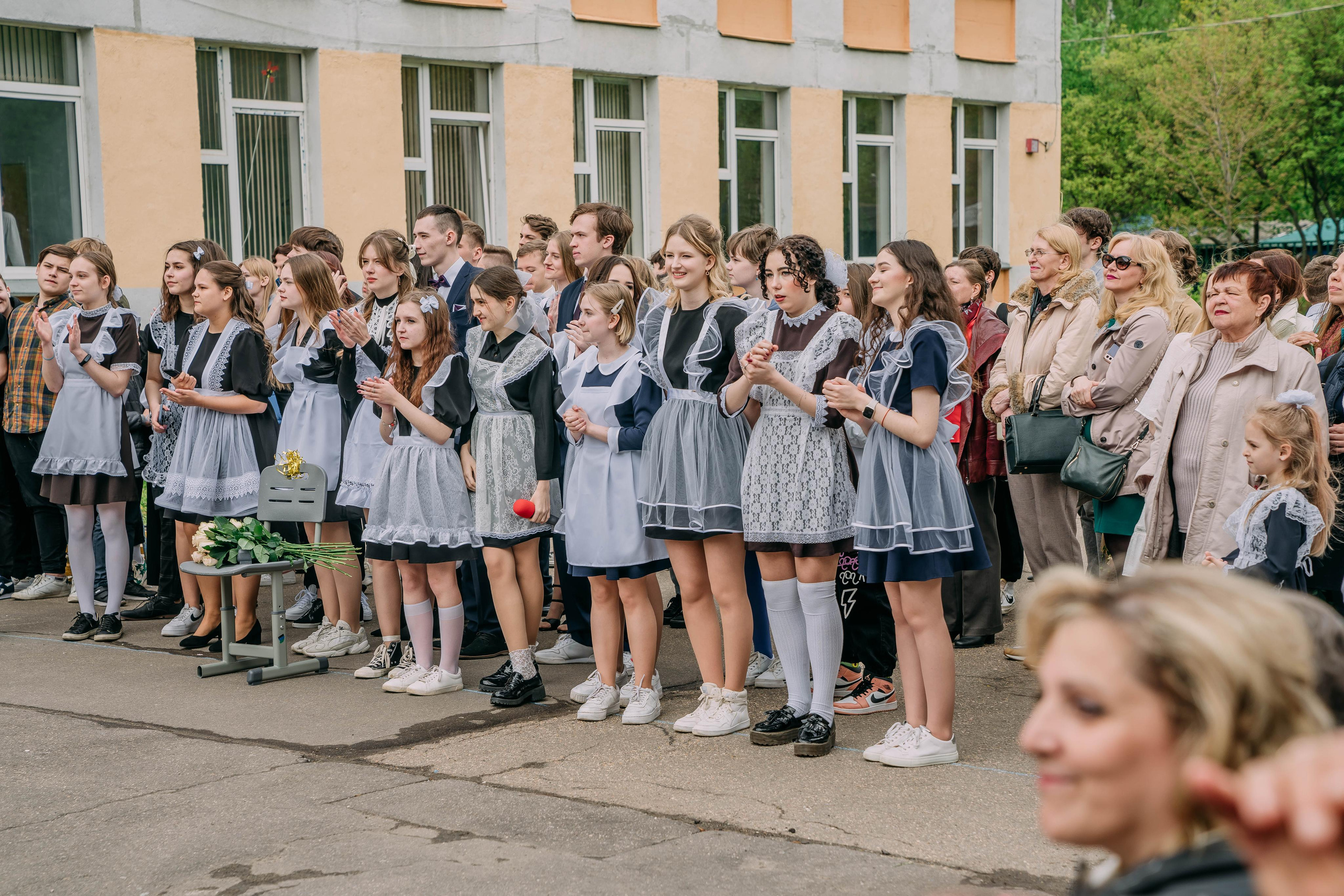 Последний звонок Оксаны. Семейный и школьный фотограф в Москве Юлия Кобзева