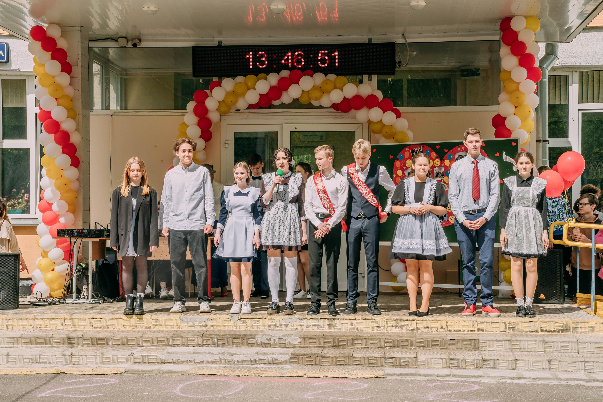 Последний звонок Оксаны. Семейный и школьный фотограф в Москве Юлия Кобзева