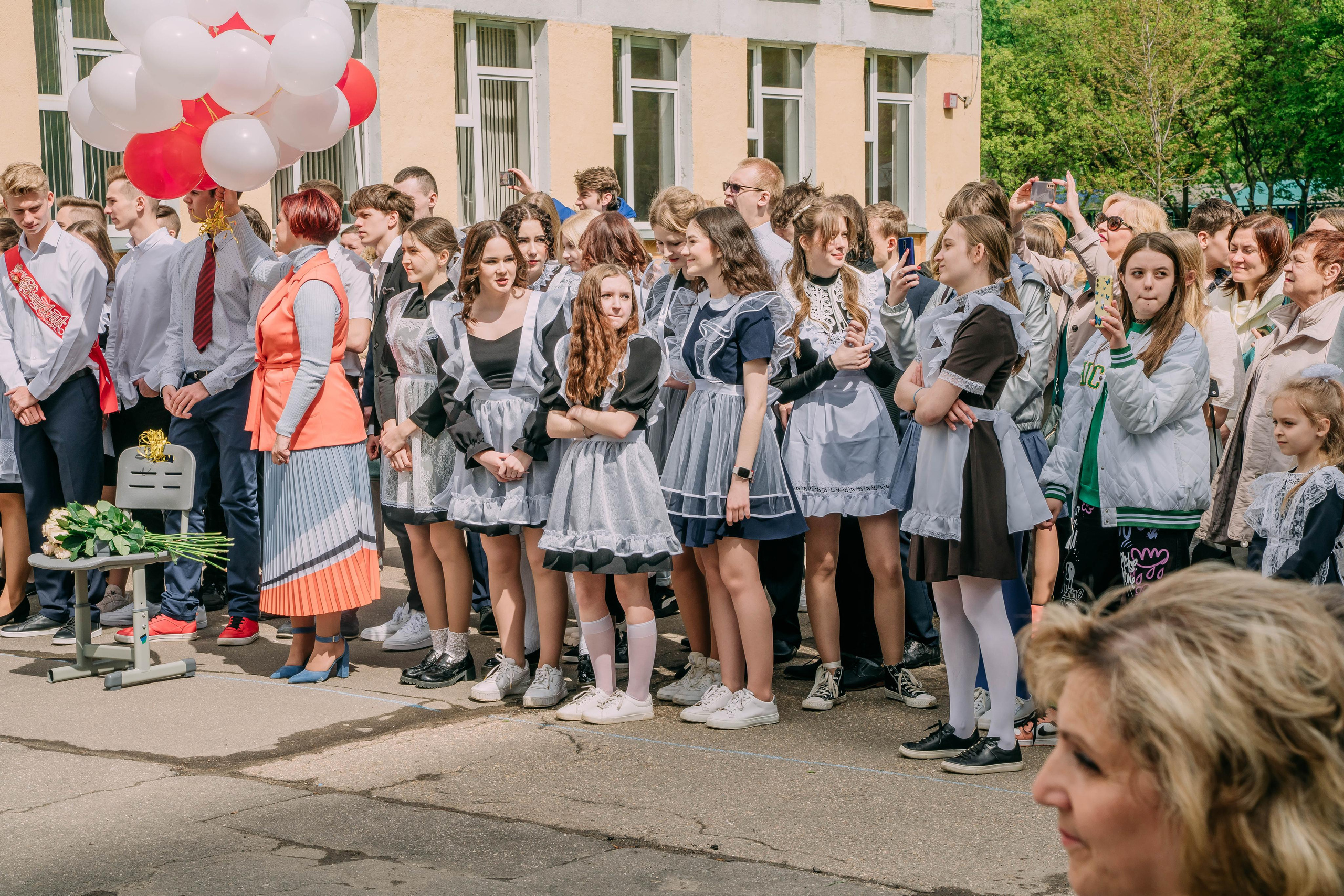 Последний звонок Оксаны. Семейный и школьный фотограф в Москве Юлия Кобзева