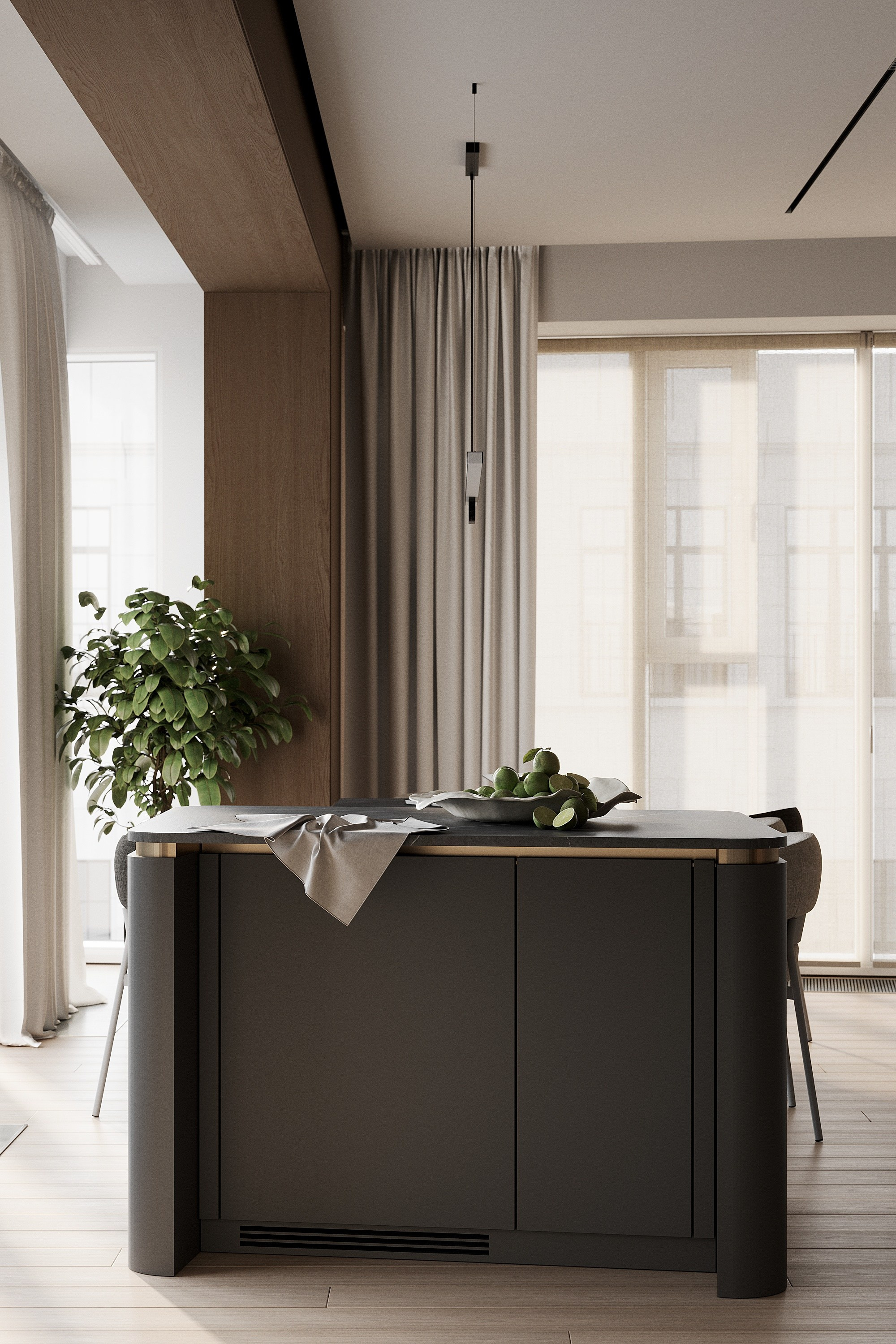 ЖК Sky House. Студия дизайна интерьера mono moon в Москве