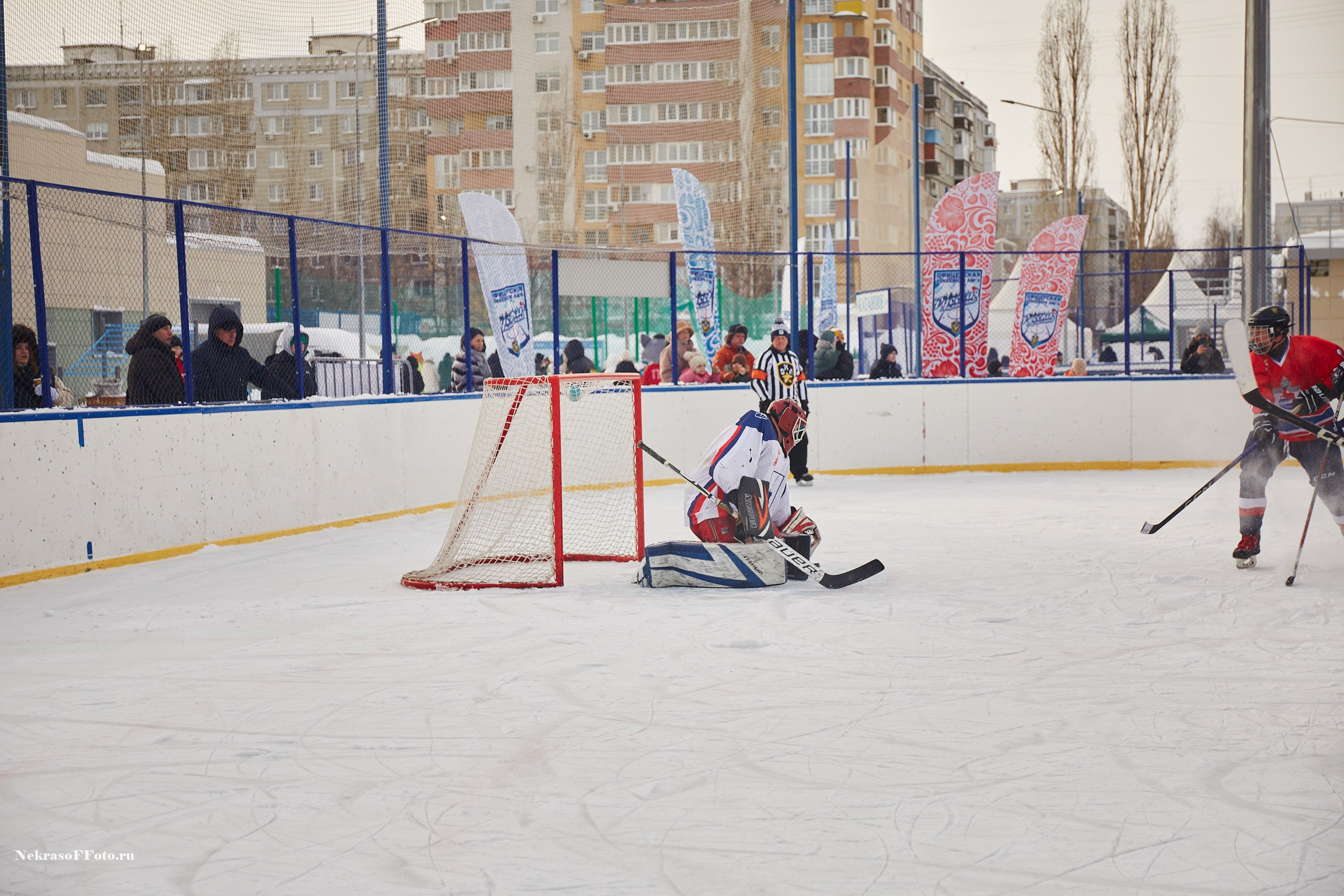 Турнир по хоккею «Русская классика» в рамках Офицерской хоккейной лиги. Спортивный фотограф Некрасов Денис