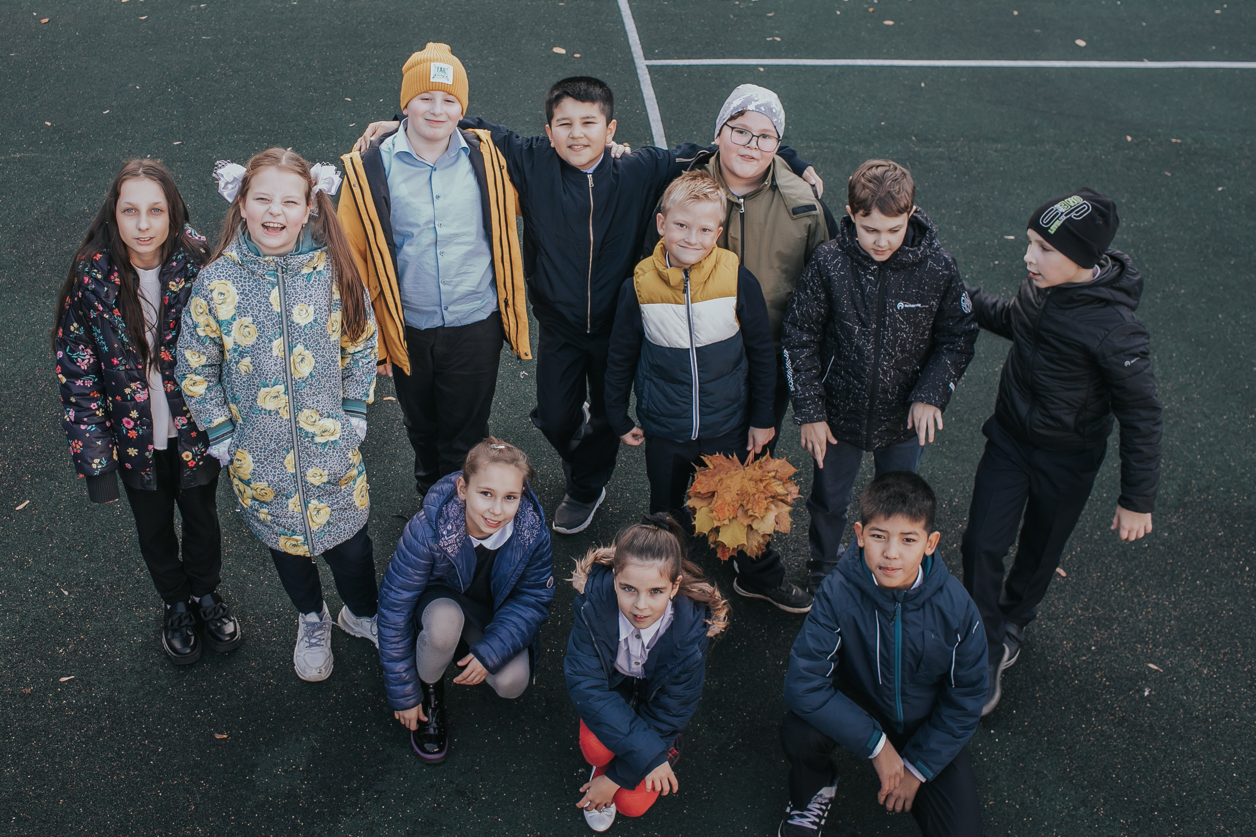 Осенняя съемка 4 класса для Выпускных альбомов. Семейный фотограф в Москве Наталья Чуб, заказать Фотокнигу