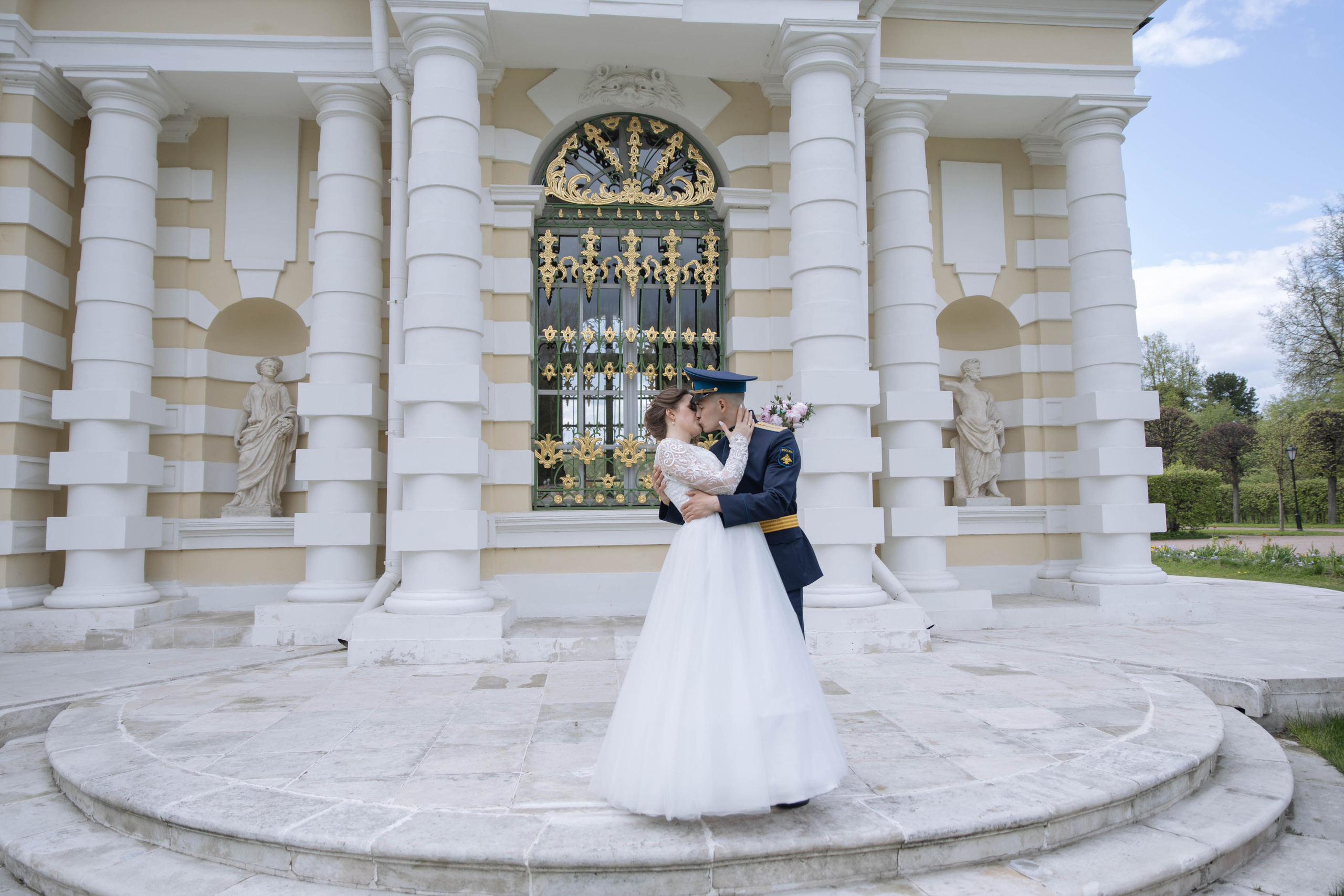 Тимур и Ольга. Усадьба Кусково. Свадебный и семейный фотограф в Москве и Подмосковье Ольга Останина
