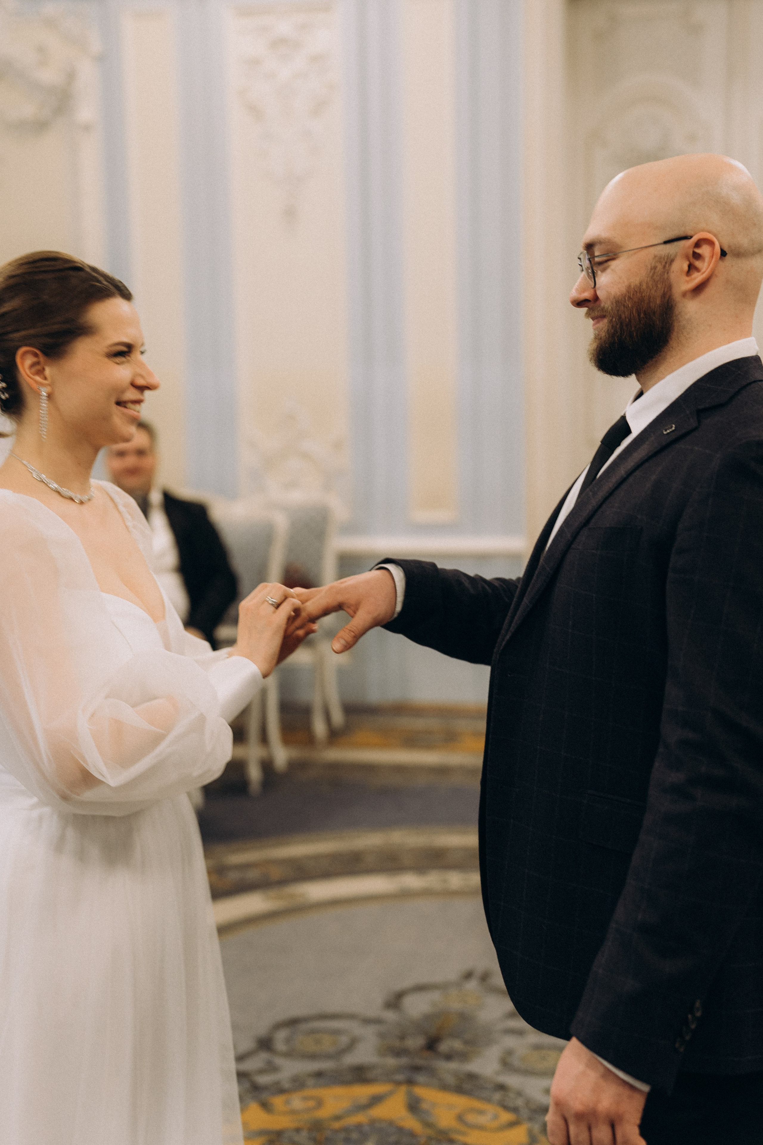 СВАДЕБНАЯ СЬЕМКА ВО ВТОРОМ ДВОРЦЕ (ДЕКАБРЬ) ТАКЖЕ СЬЕМКА В СТУДИИ НА ЧЕРНЫШЕВСКОЙ. Профессиональный фотограф, Санкт-Петербург — Виктория Богомолова