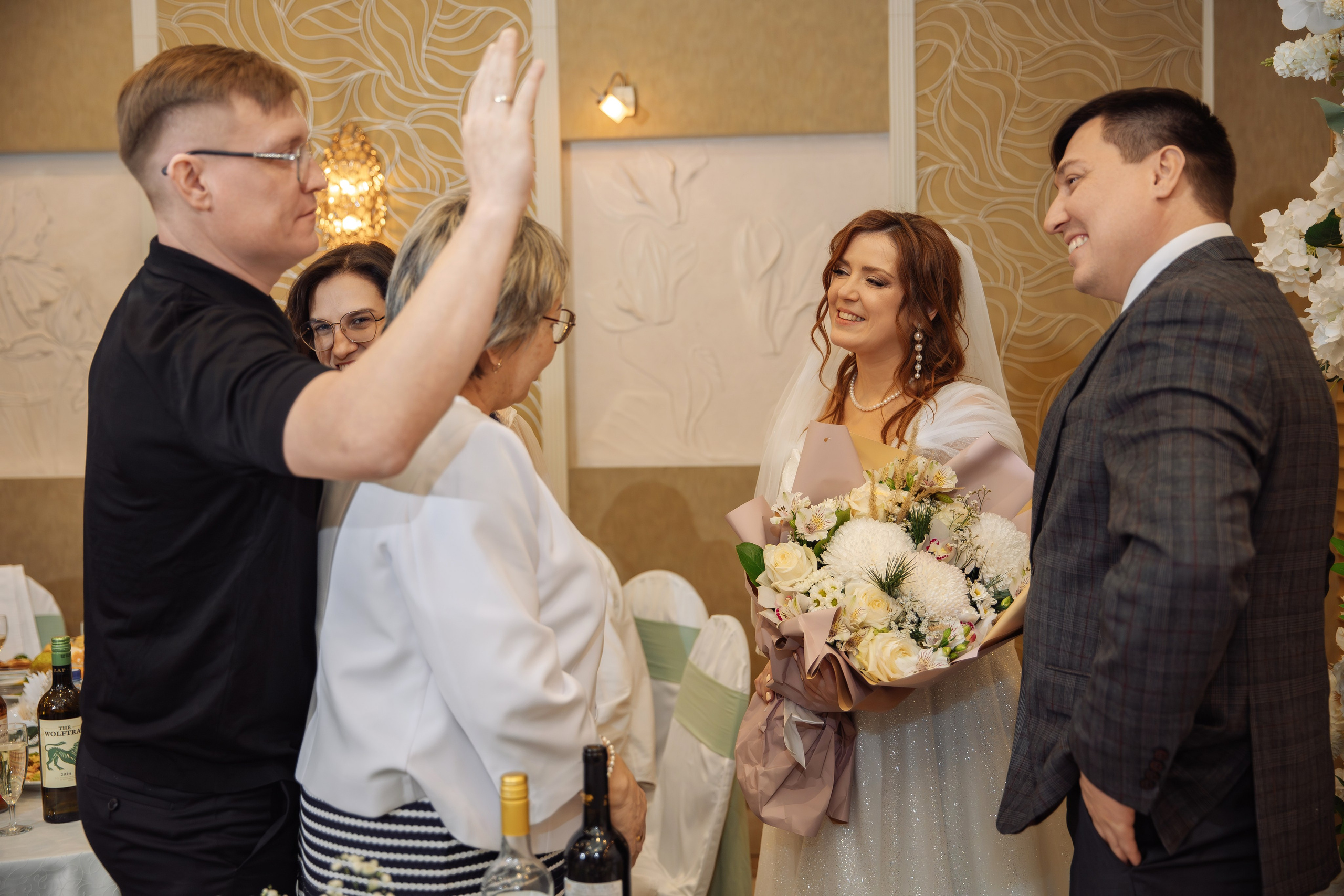 Репортаж Свадебного банкета Юлии и Романа. Семейный и женский фотограф в Москве Надежда Воробьева