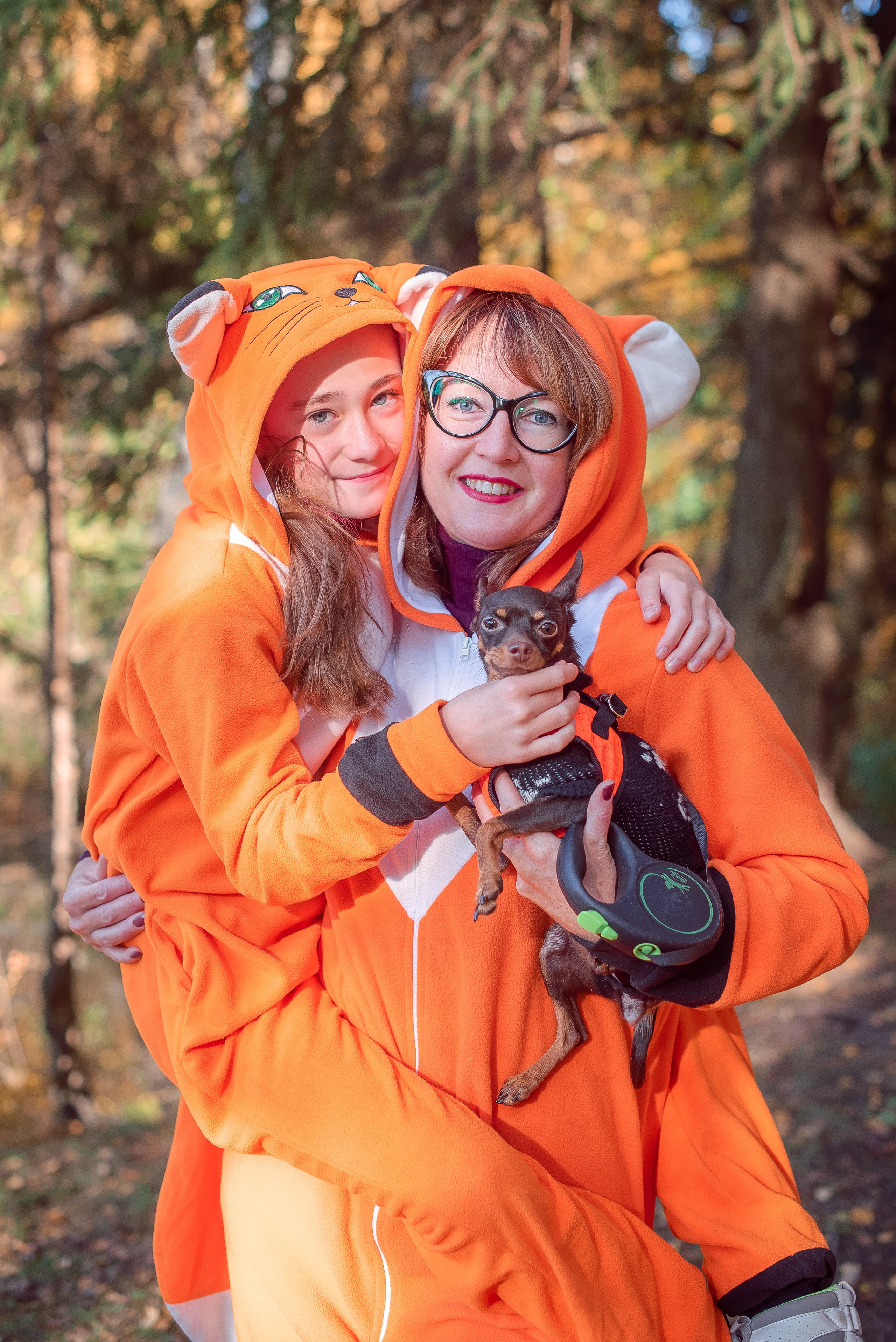 Осенняя прогулка семьи Андрея и Марины. Свадебный и семейный фотограф в Москве Юлия Винник