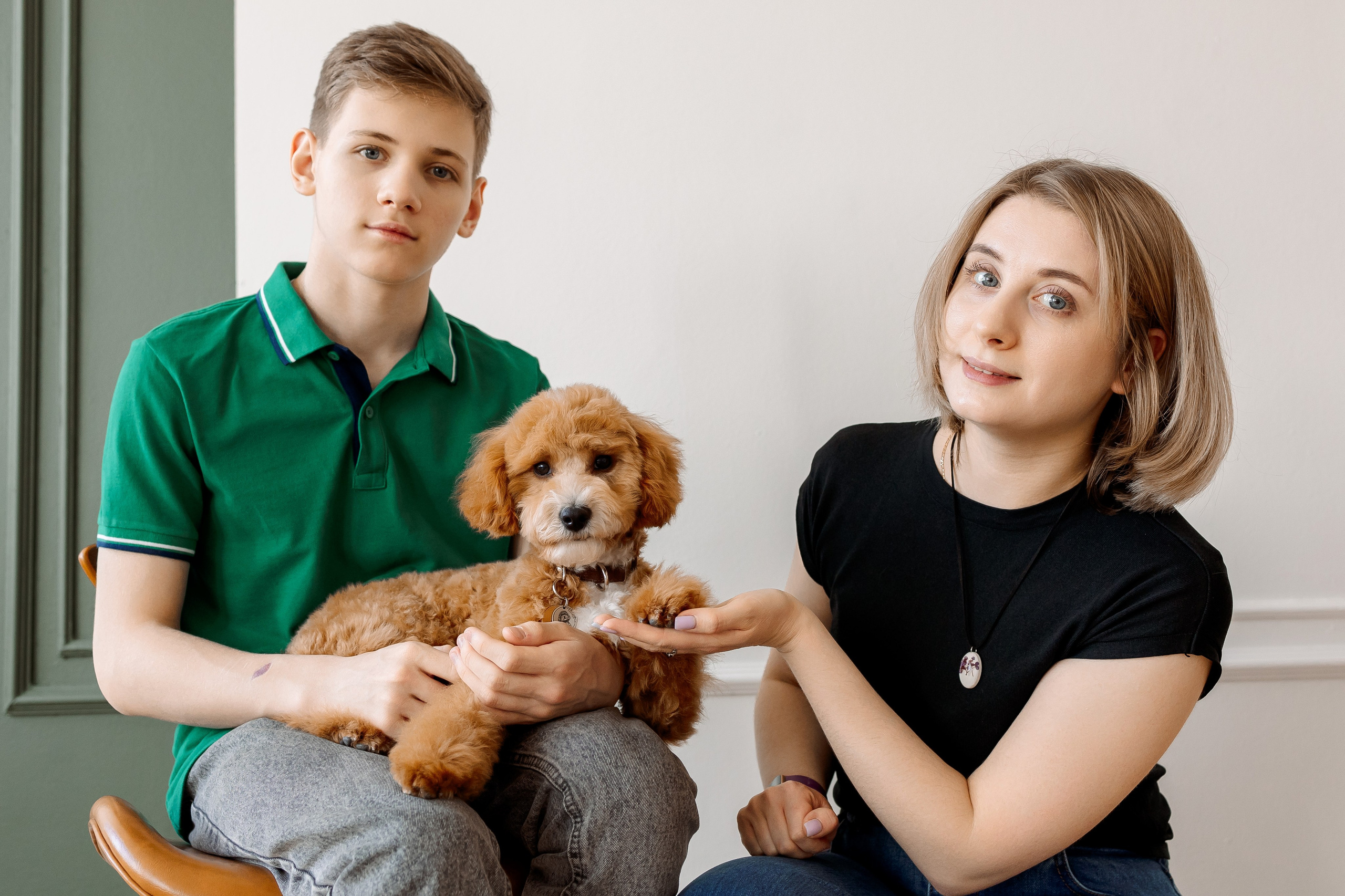 семейный портрет с собакой