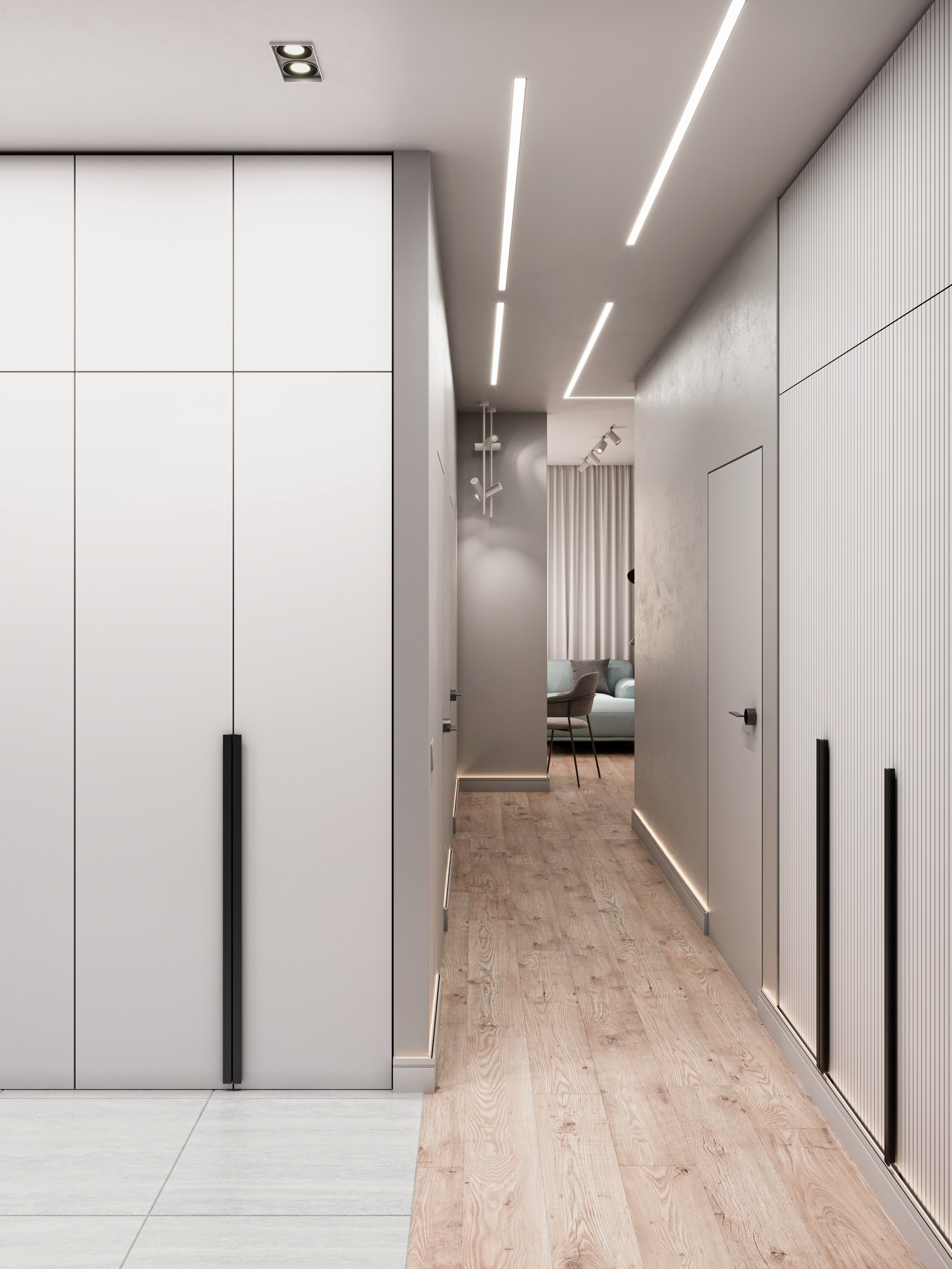 Swifts' quarter. 3D visualization of exteriors and interiors