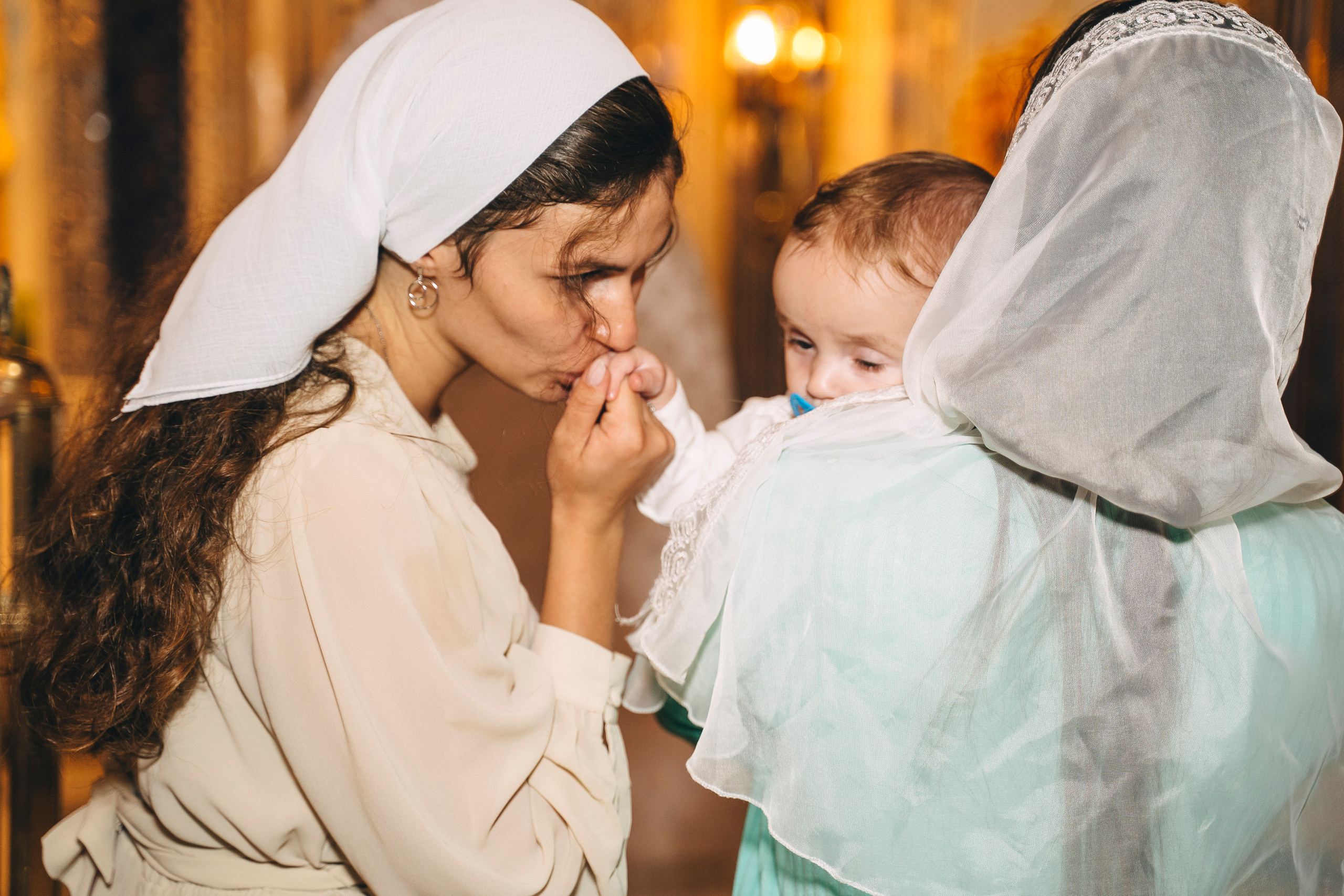 Крещение в Главном храме ВСРФ. Свадебный и семейный фотограф в Москве и МО Геннадий Туманцев