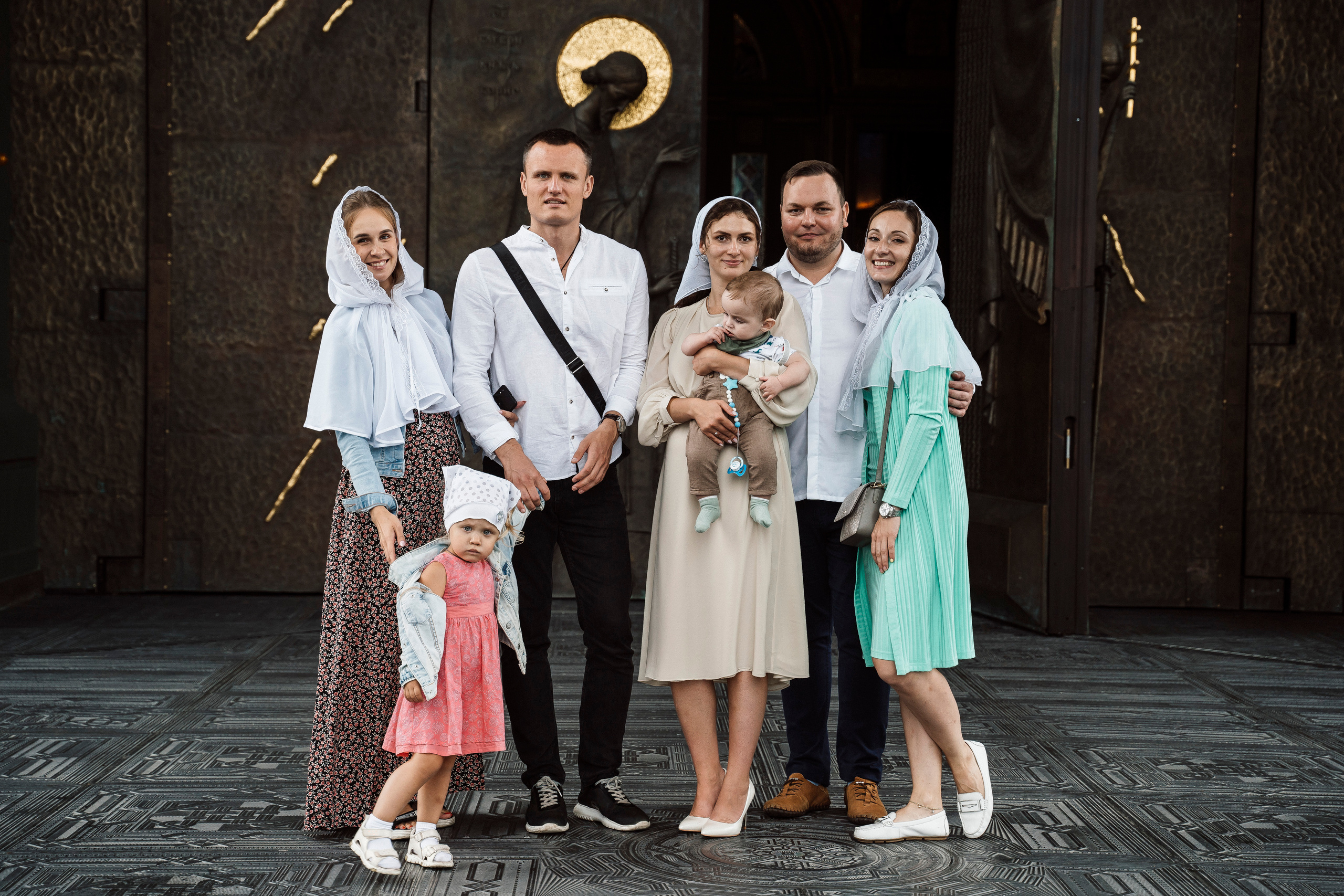 Крещение в Главном храме ВСРФ. Свадебный и семейный фотограф в Москве и МО Геннадий Туманцев