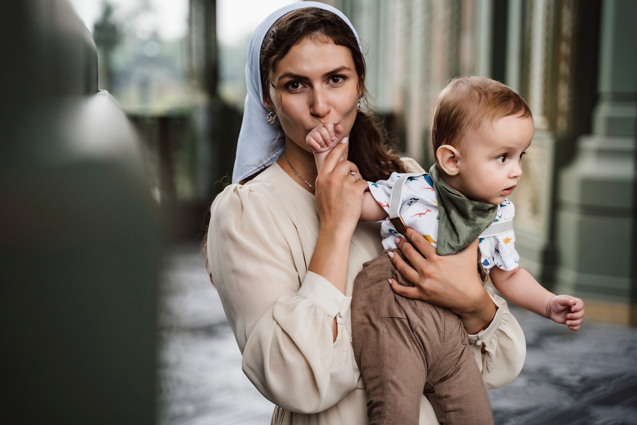 Крещение в Главном храме ВСРФ. Свадебный и семейный фотограф в Москве и МО Геннадий Туманцев