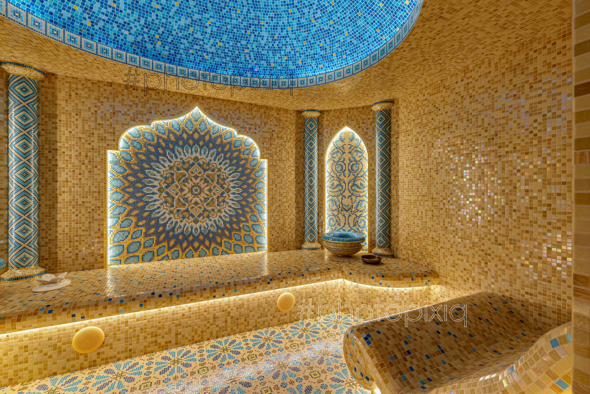 Интерьерная съёмка турецкой сауны для портфолио мастера. Интерьерная съёмка и виртуальные туры — Интерьерный фотограф Кузнецов Сергей (photopixiq)