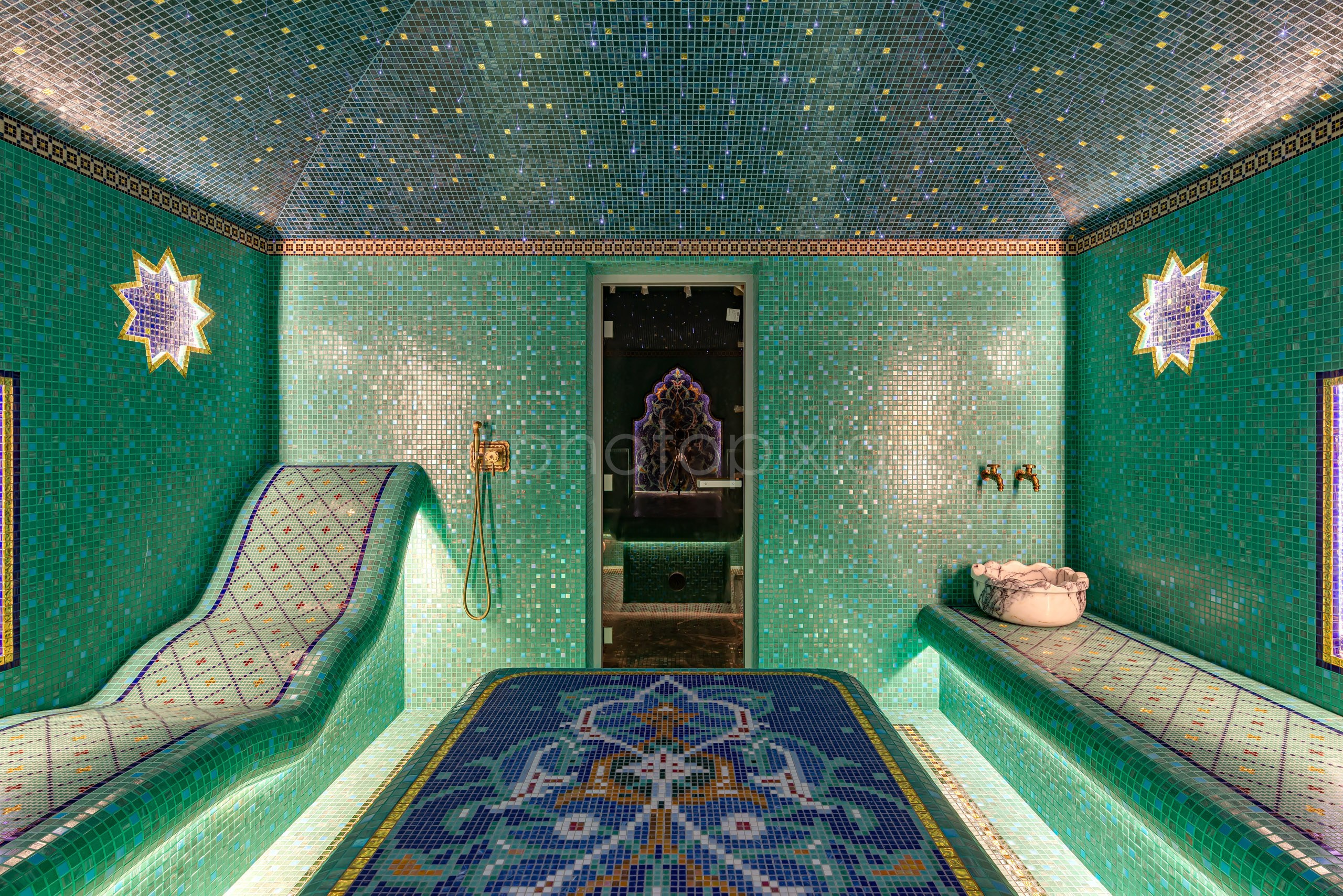 Фотосъёмка турецкой сауны для портфолио hamamsauna. Интерьерная съёмка и виртуальные туры — Интерьерный фотограф Кузнецов Сергей (photopixiq)