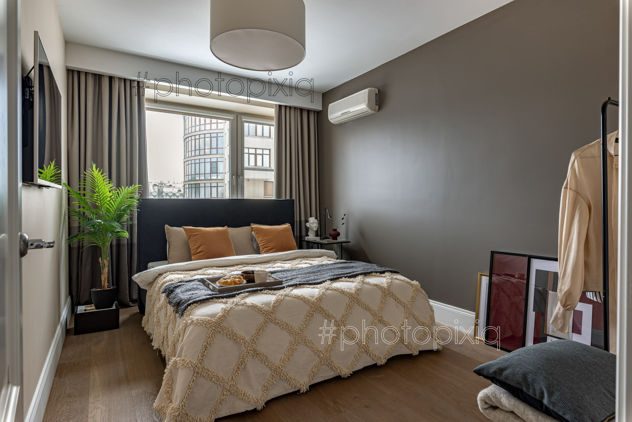 Интерьерный фотограф Кузнецов Сергей - фото дизайна спальни от J&M studio 