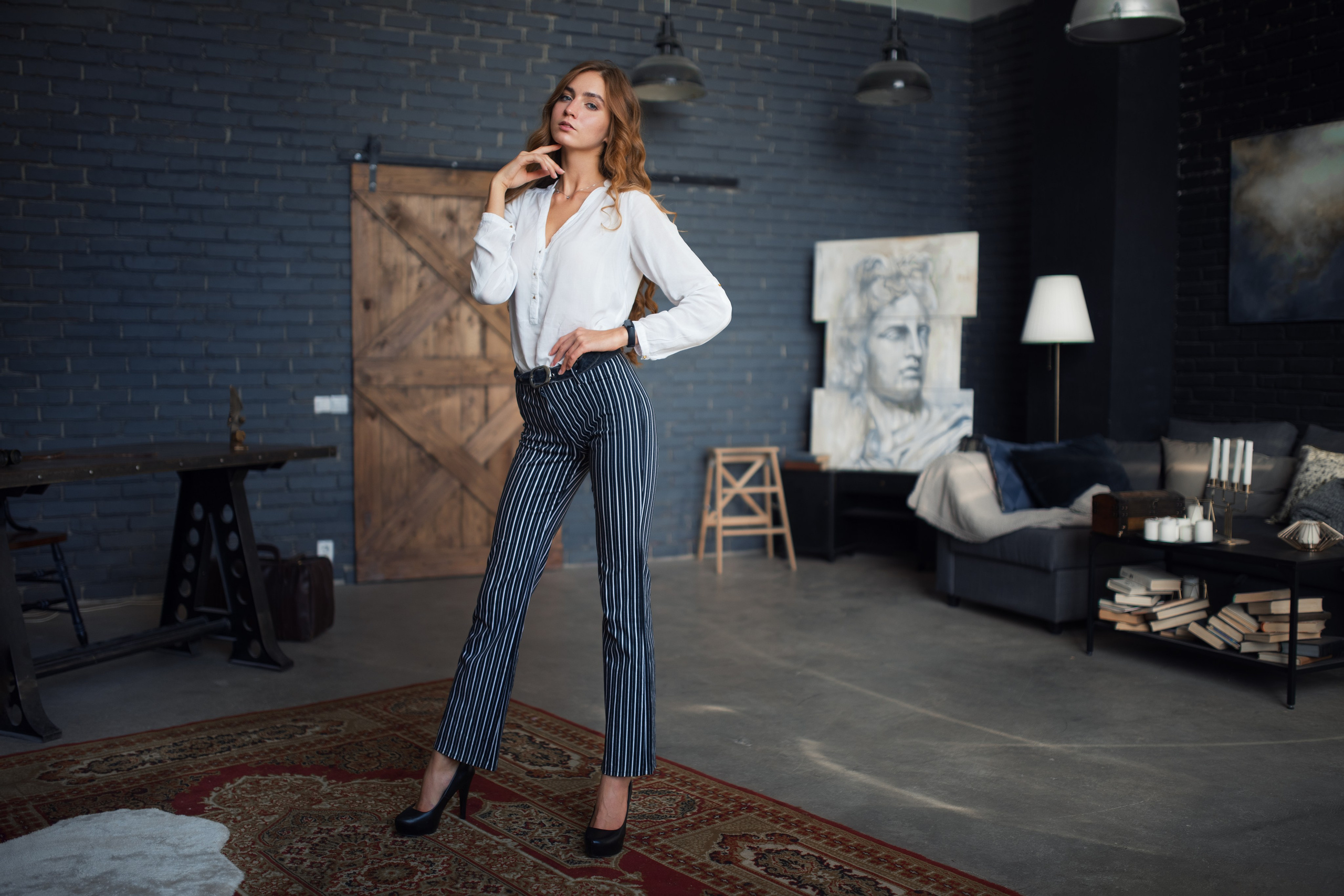 Фотосет с Дианой в интерьерной студии и в парке для «себя»