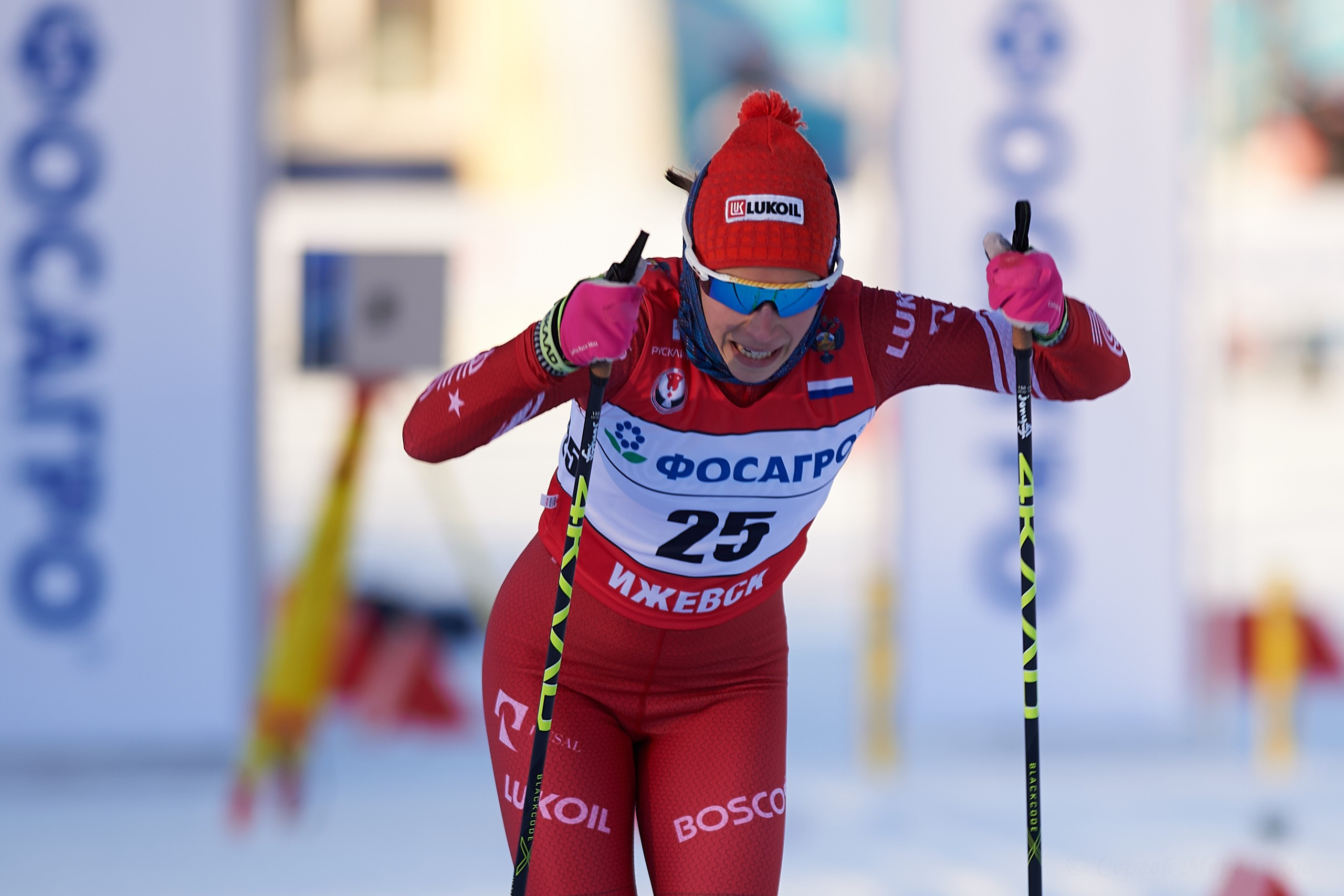 VI этап ФосАгро Кубка России по лыжным гонкам. Спринт. Ижевск 25.01.2025. Спортивный репортажный фотограф в Ижевске Сергей Мерзляков