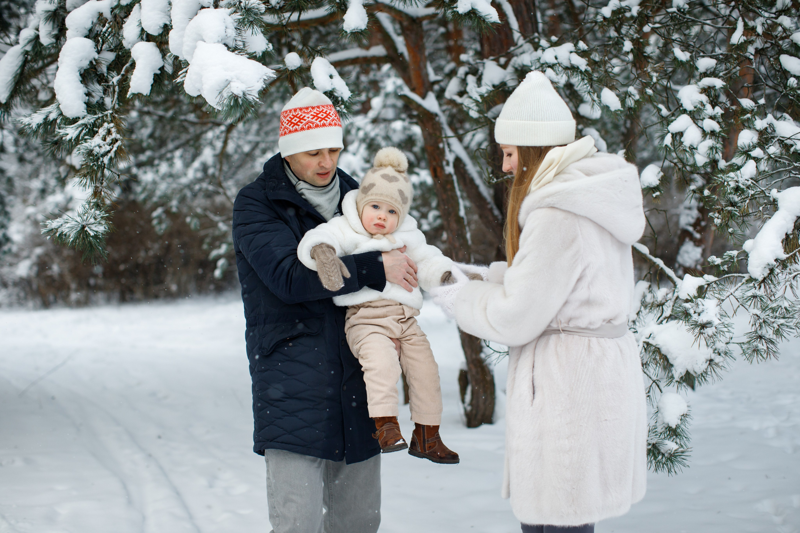 Зимние объятия. Детский и семейный фотограф Мария Киселёва. Москва