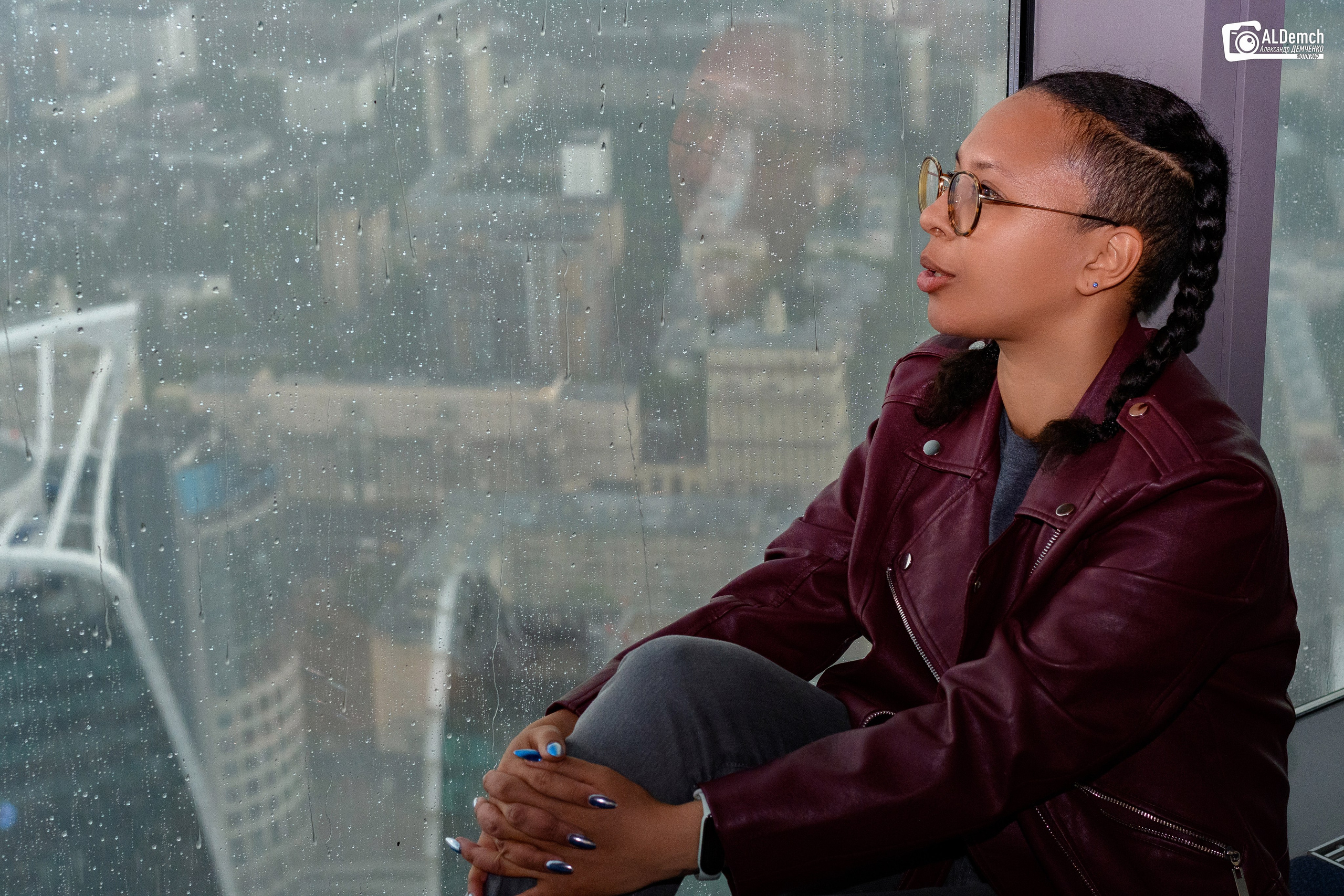 Фотосессия для девушки в PANORAMA360 в Москва-Сити