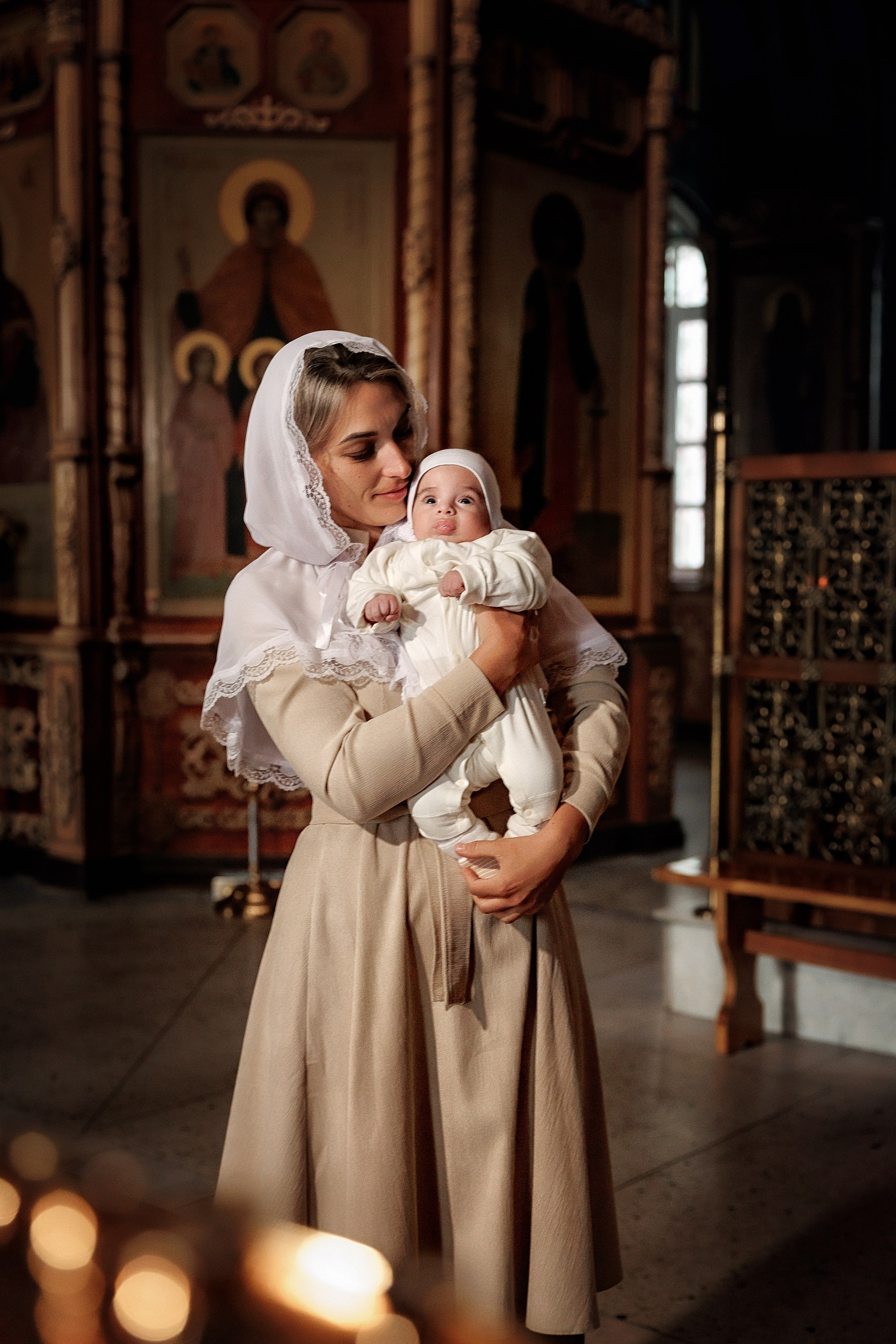 Крещение в Церкови Казанской иконы Божией Матери ул. Шевченко, 51, Грязи. Фотограф на крещение- венчание.Свадебный и семейный фотограф в Липецке Алена Данильченко