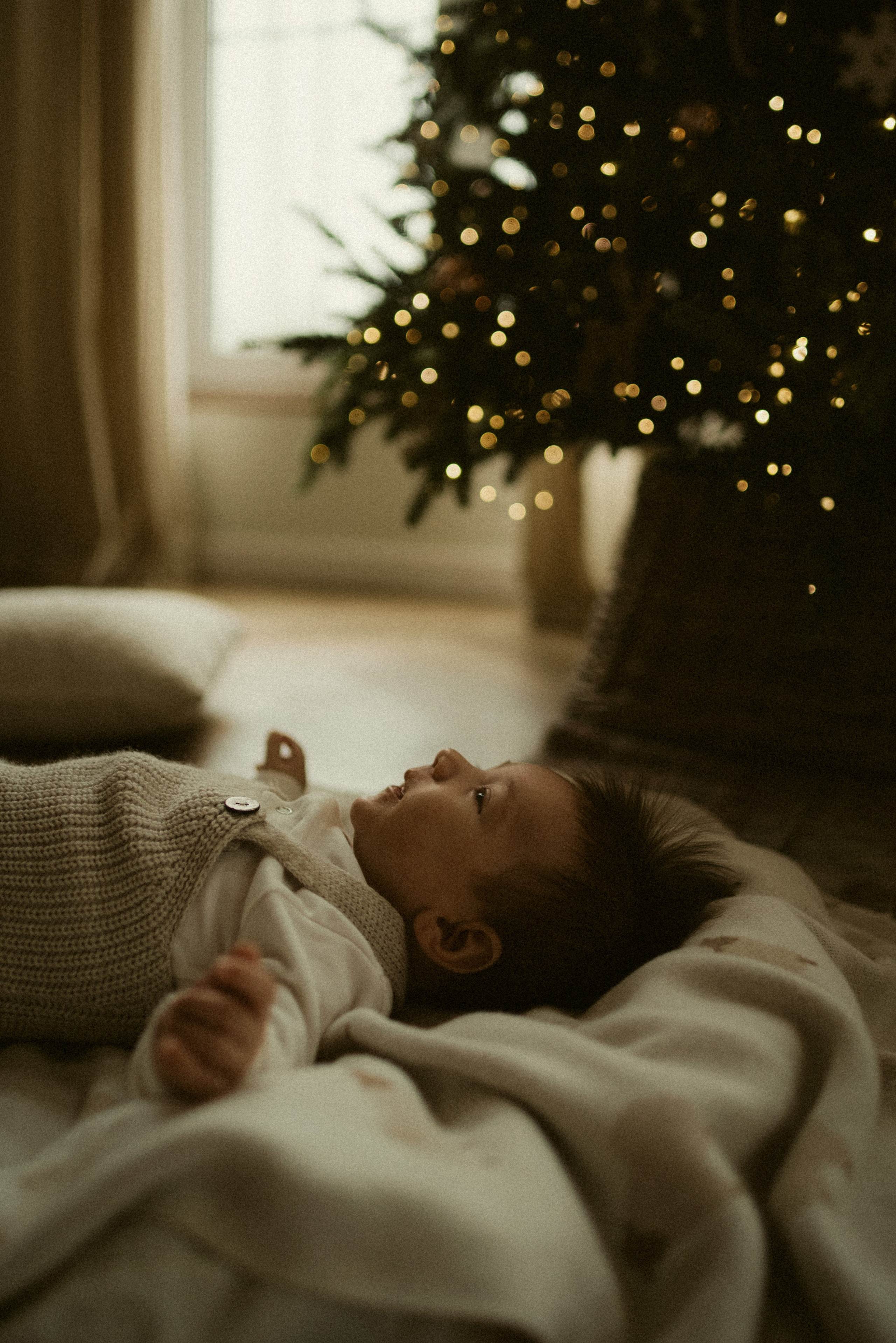 Семейная новогодняя фотосессия дома. Семейный фотограф в Краснодаре